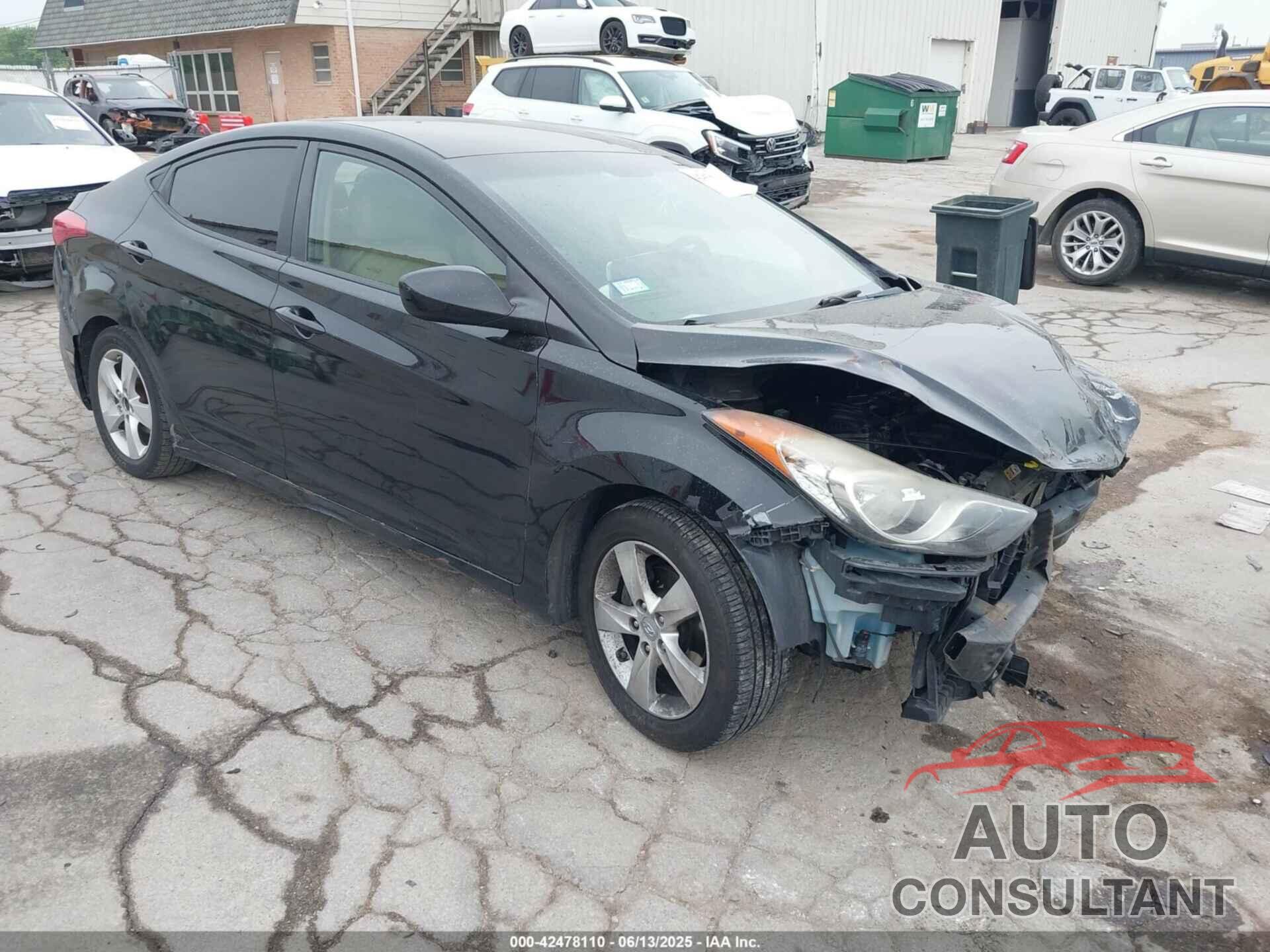 HYUNDAI ELANTRA 2012 - 5NPDH4AE2CH068836