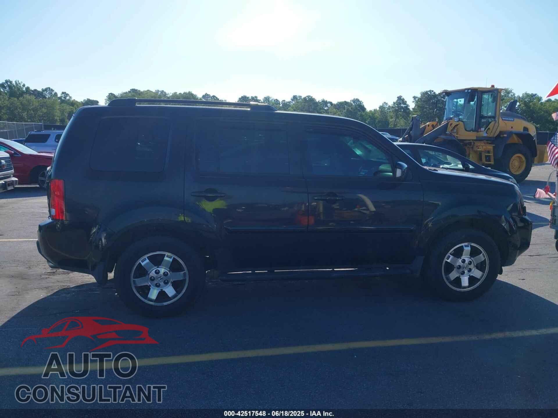 HONDA PILOT 2011 - 5FNYF3H92BB054541