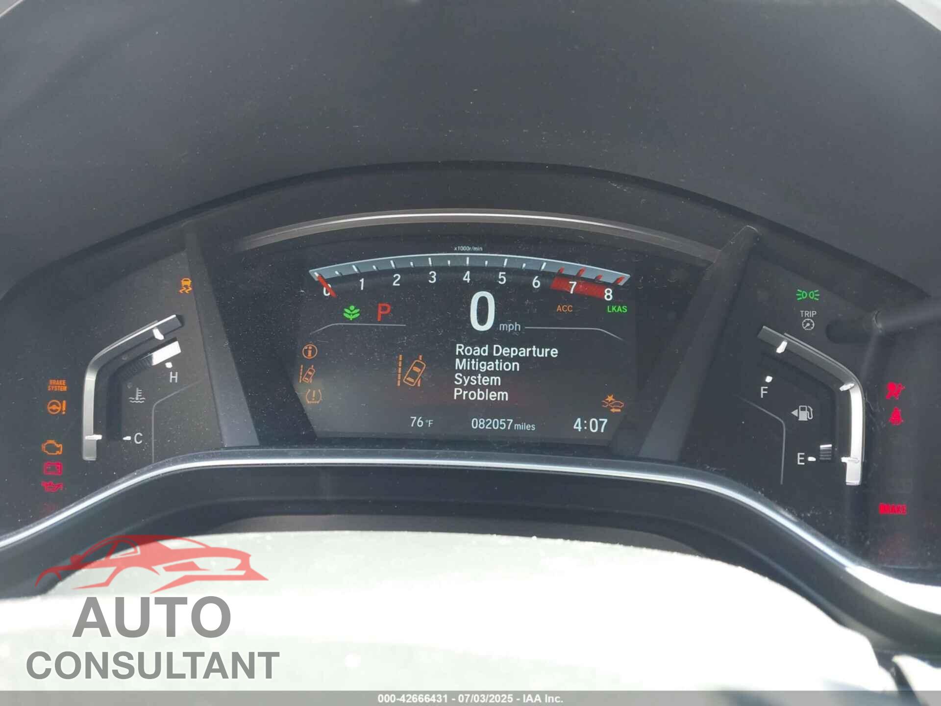 HONDA CR-V 2017 - 2HKRW2H80HH609857