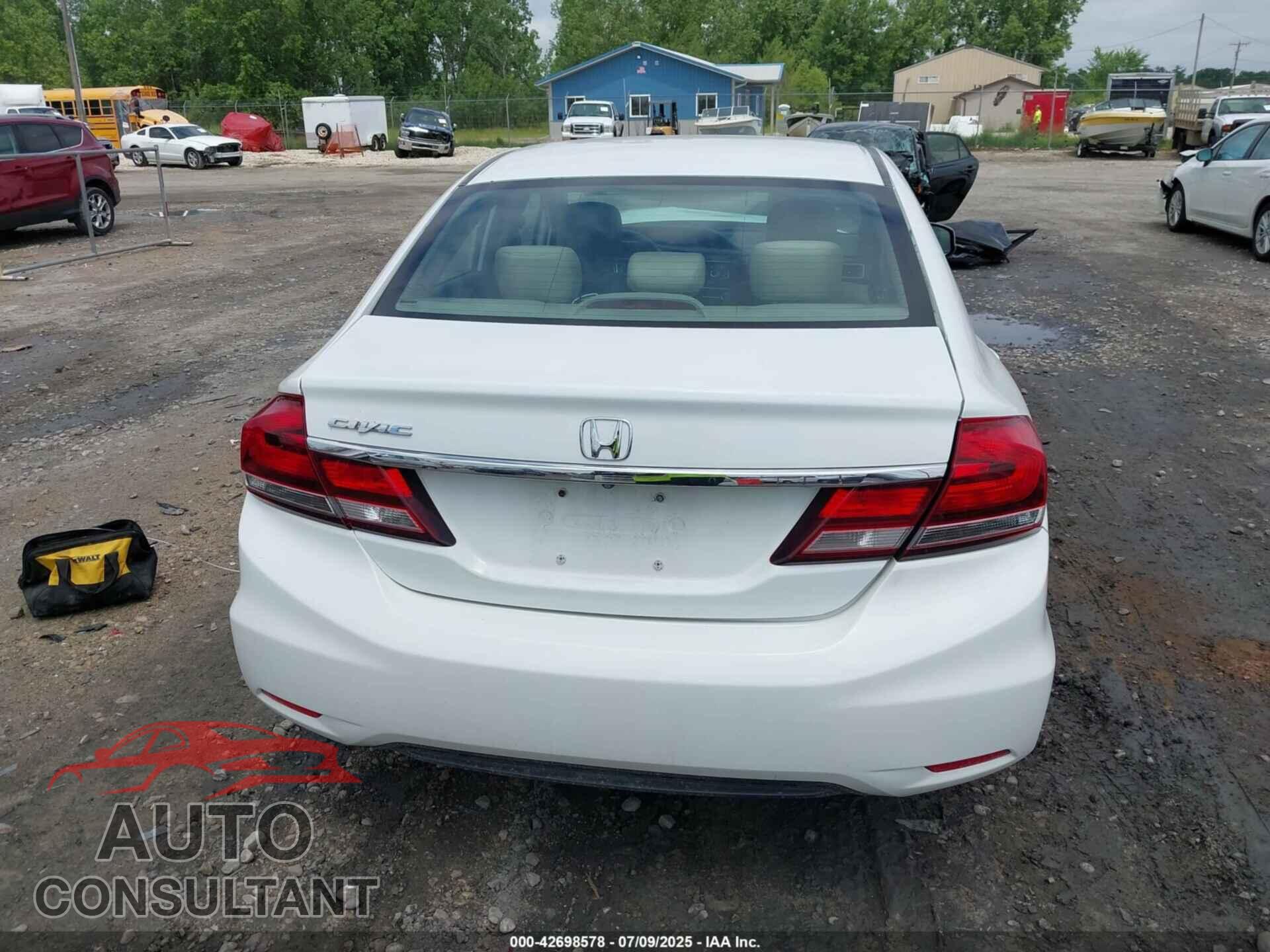 HONDA CIVIC 2013 - 19XFB2F81DE076871