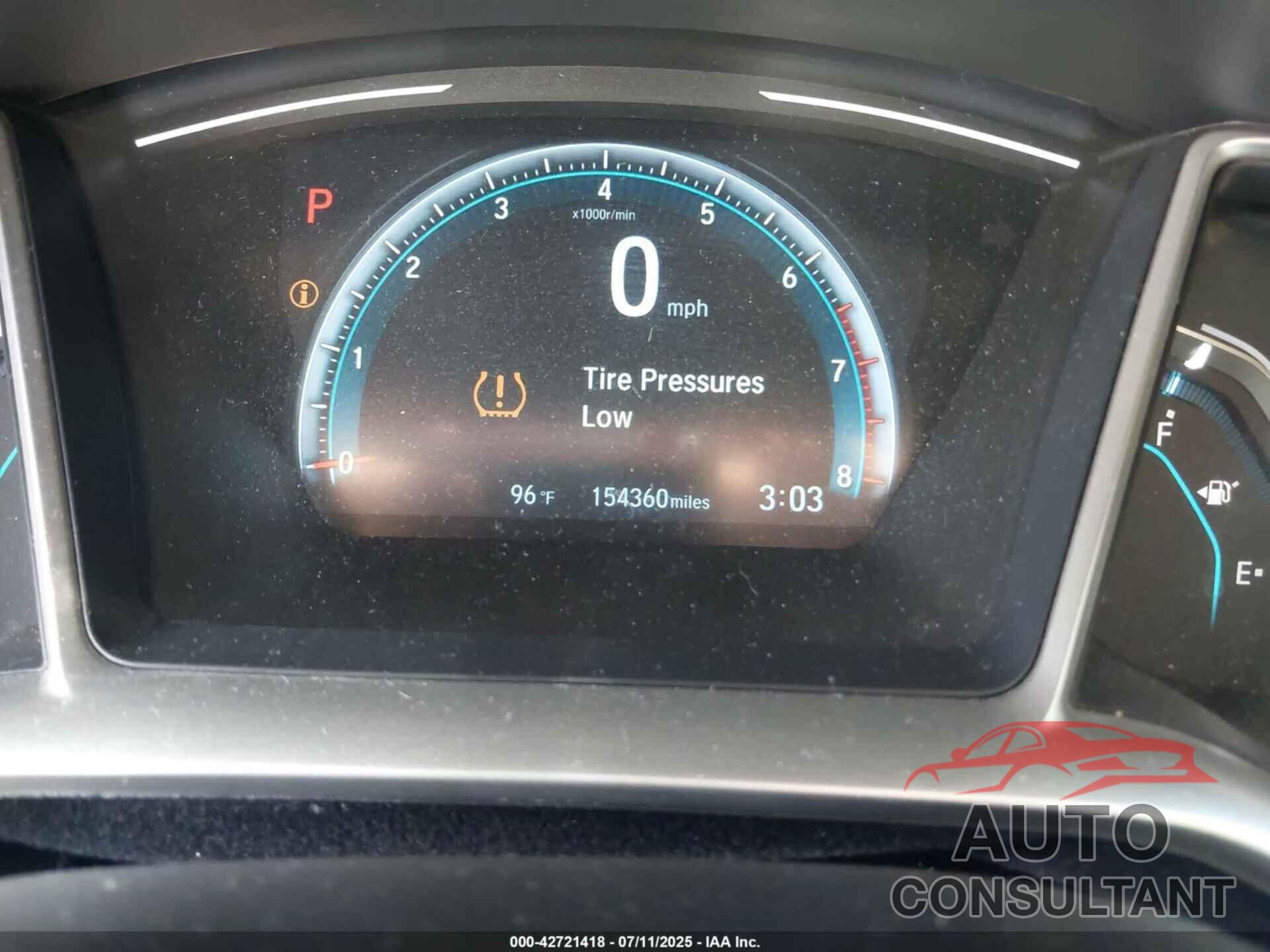 HONDA CIVIC 2017 - 2HGFC1F37HH651398