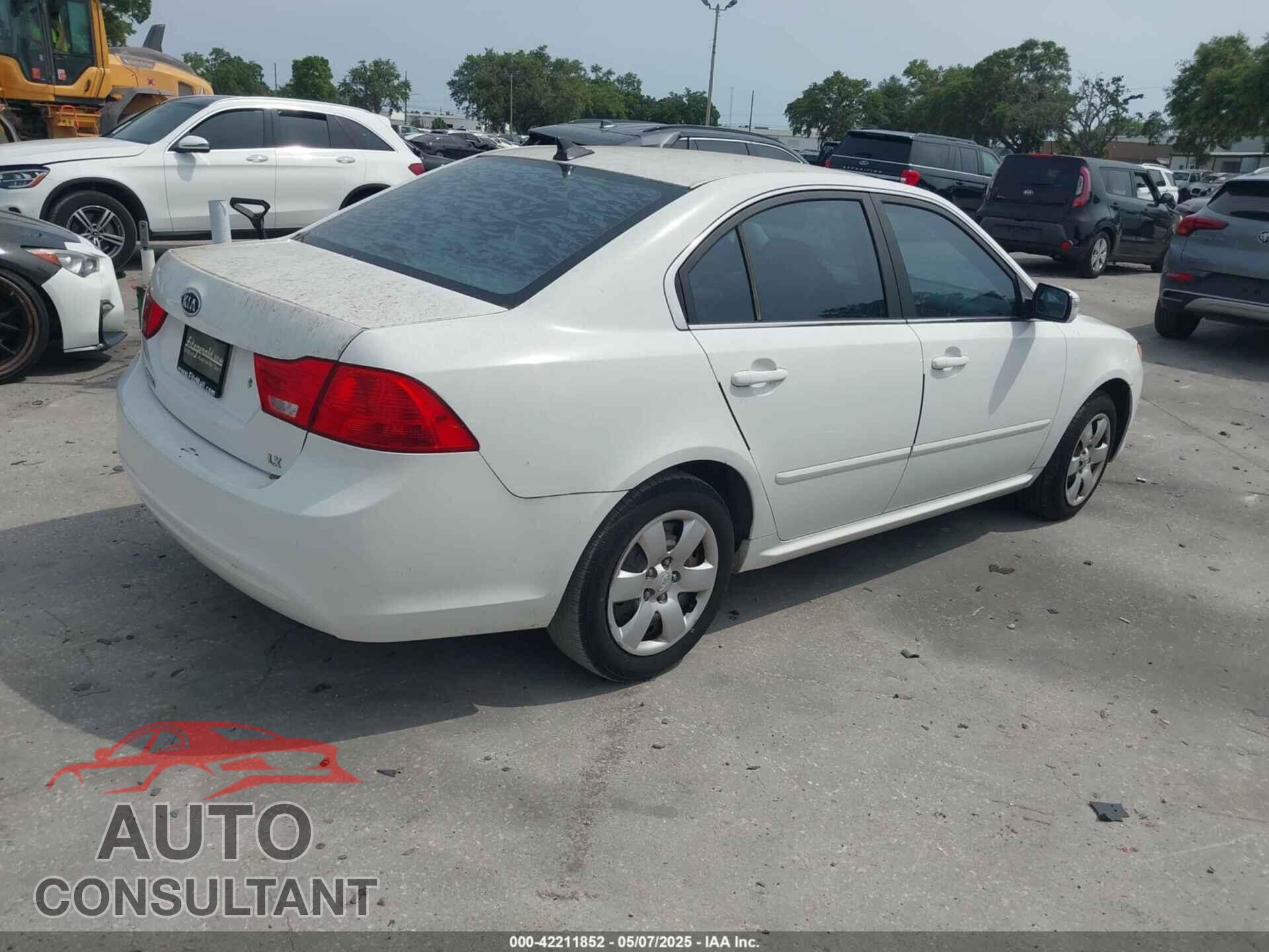 KIA OPTIMA 2009 - KNAGE228995290590