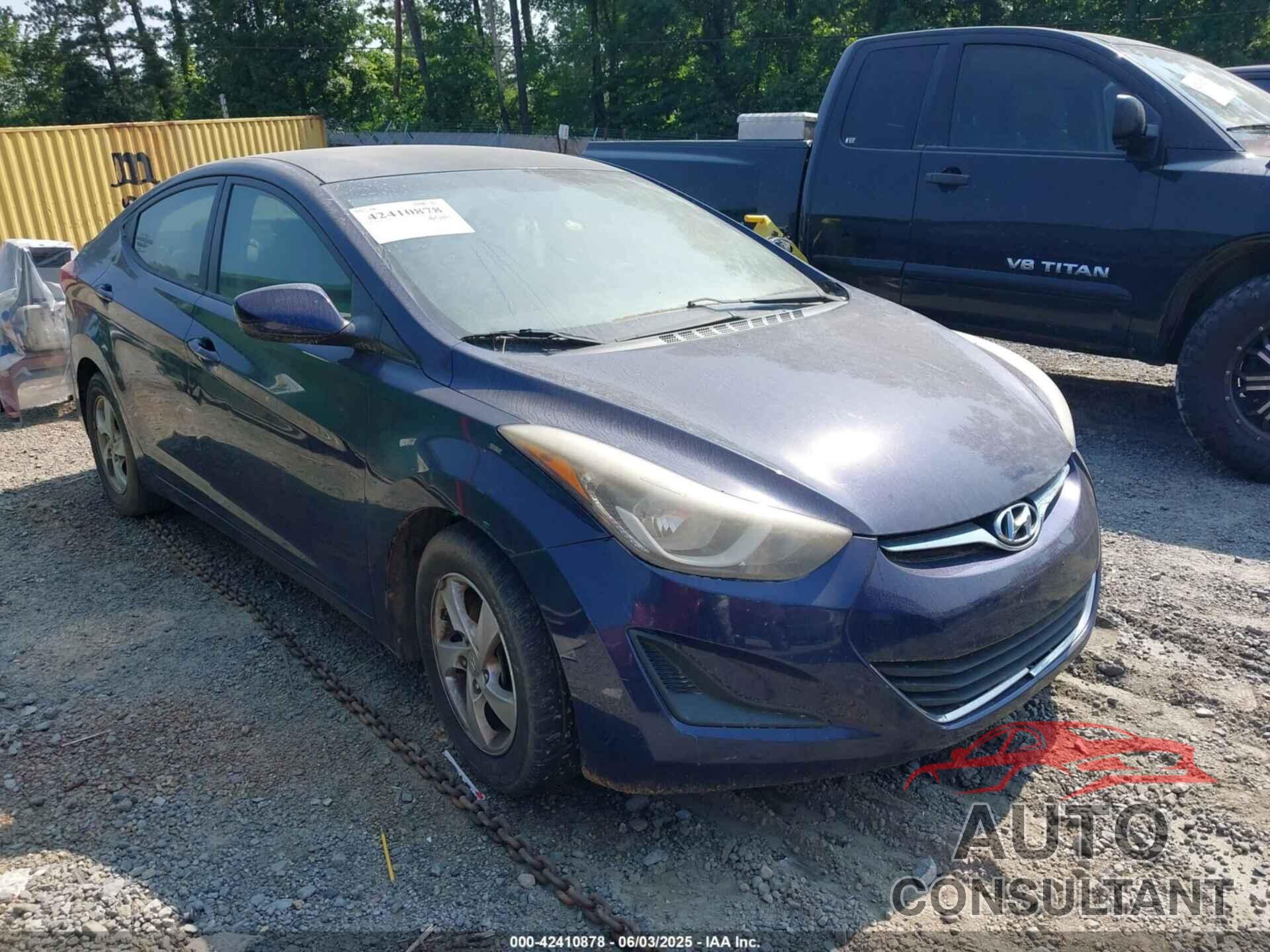 HYUNDAI ELANTRA 2014 - 5NPDH4AE5EH529305
