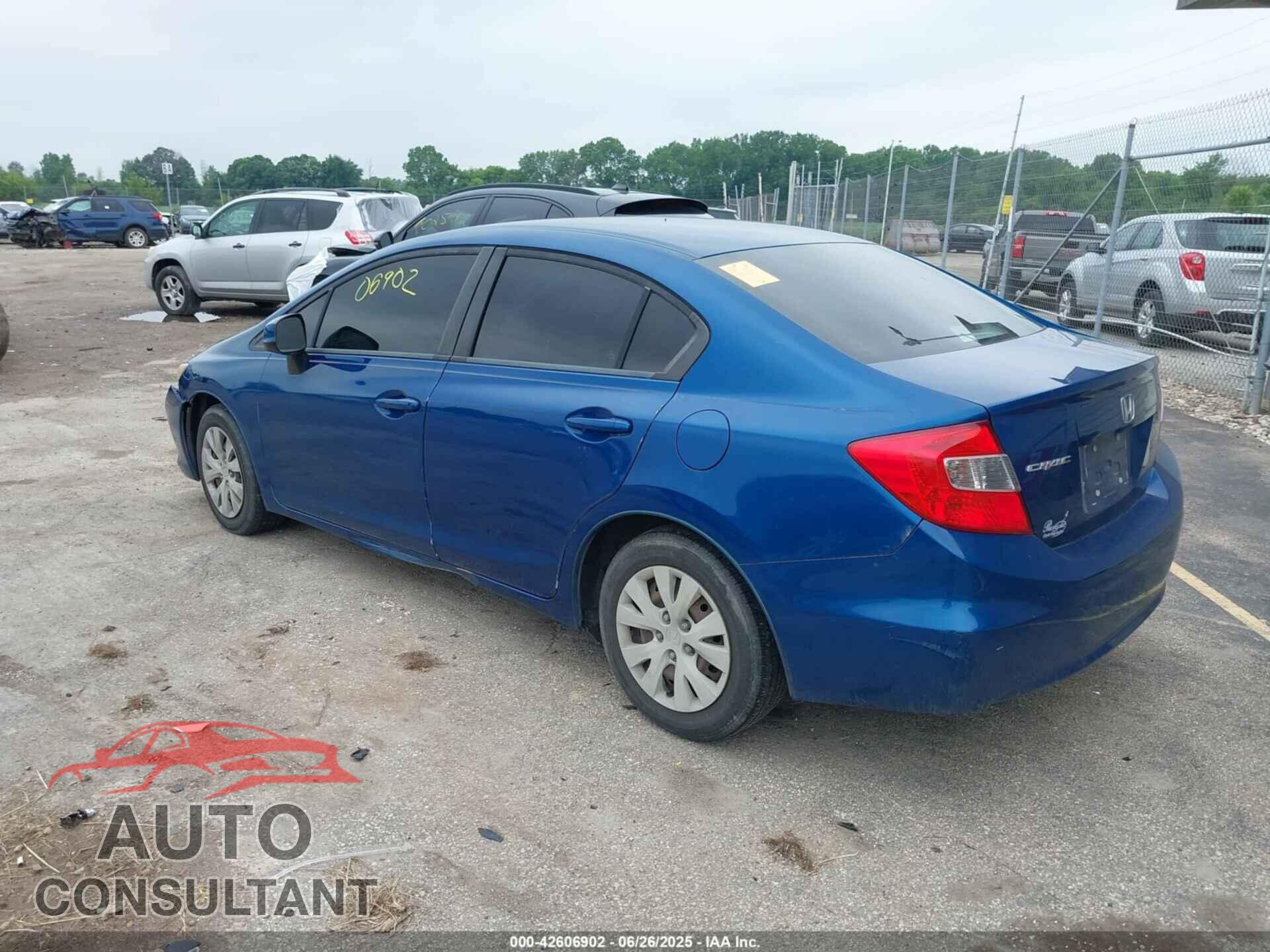 HONDA CIVIC 2012 - 19XFB2F55CE065165