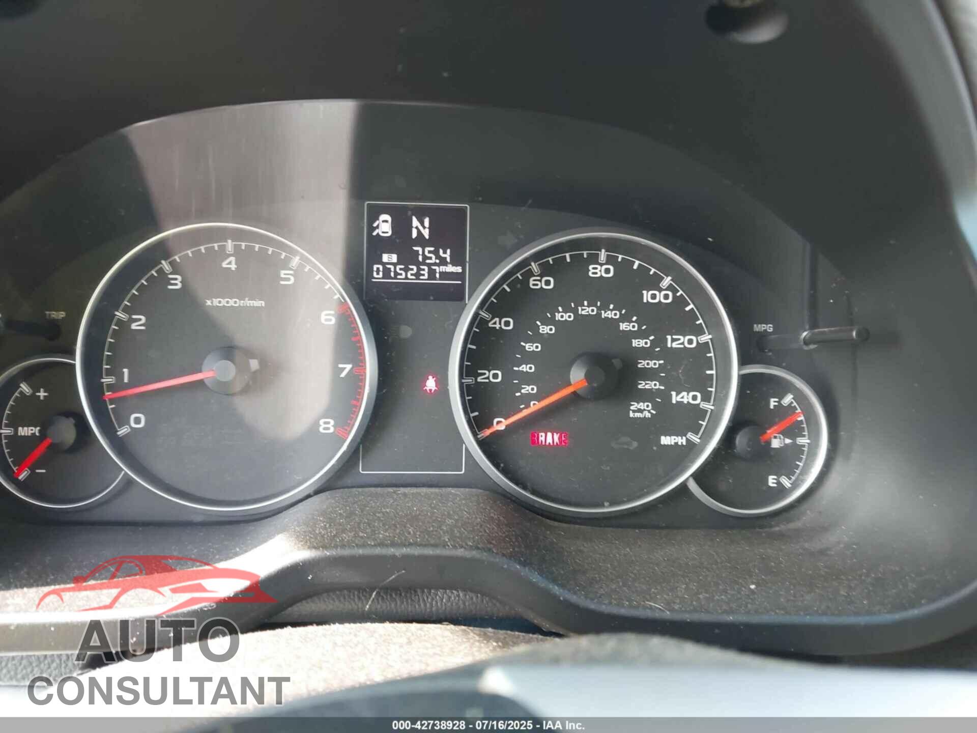 SUBARU OUTBACK 2014 - 4S4BRBCC7E3306338