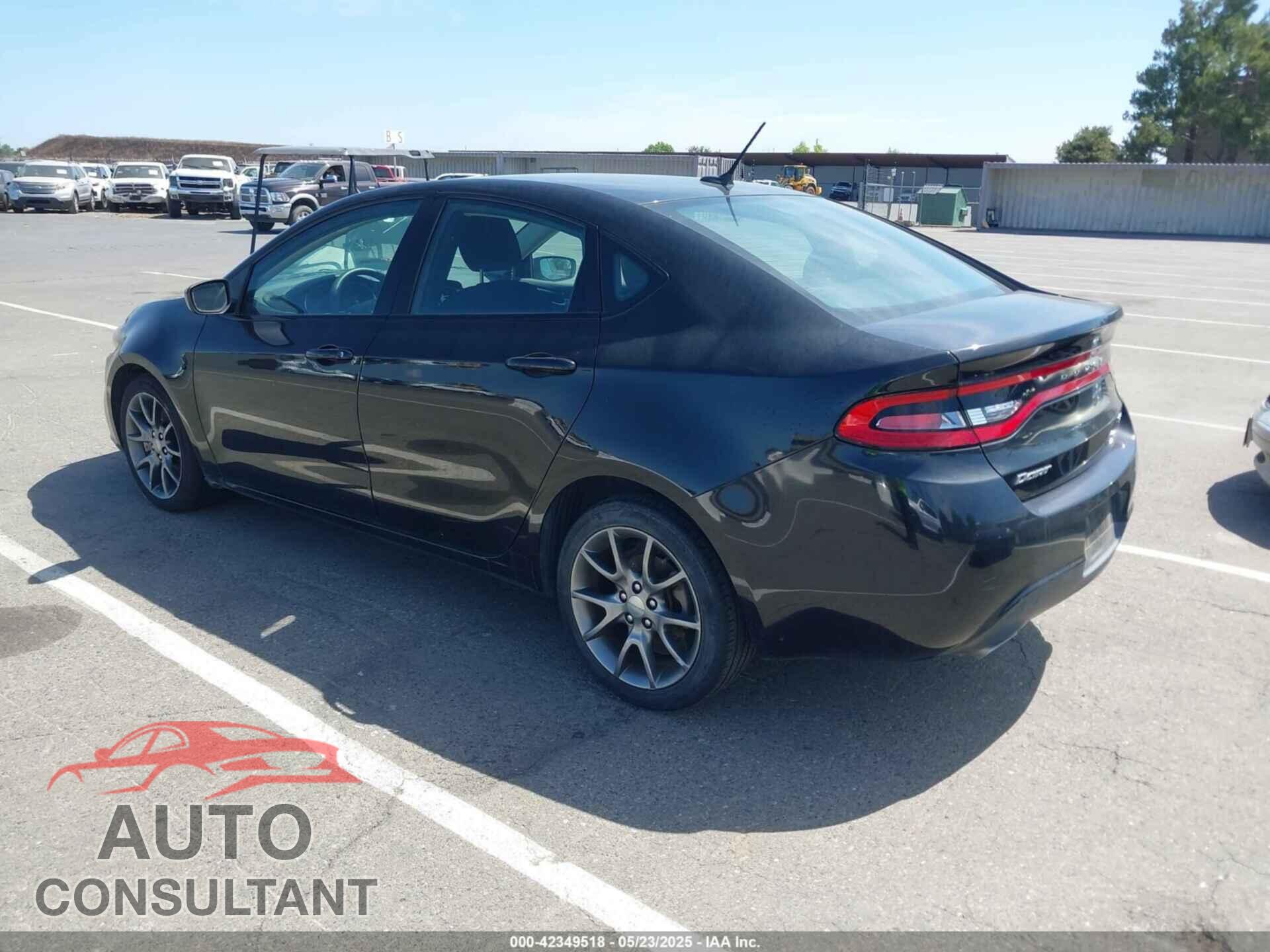 DODGE DART 2013 - 1C3CDFBA8DD309244