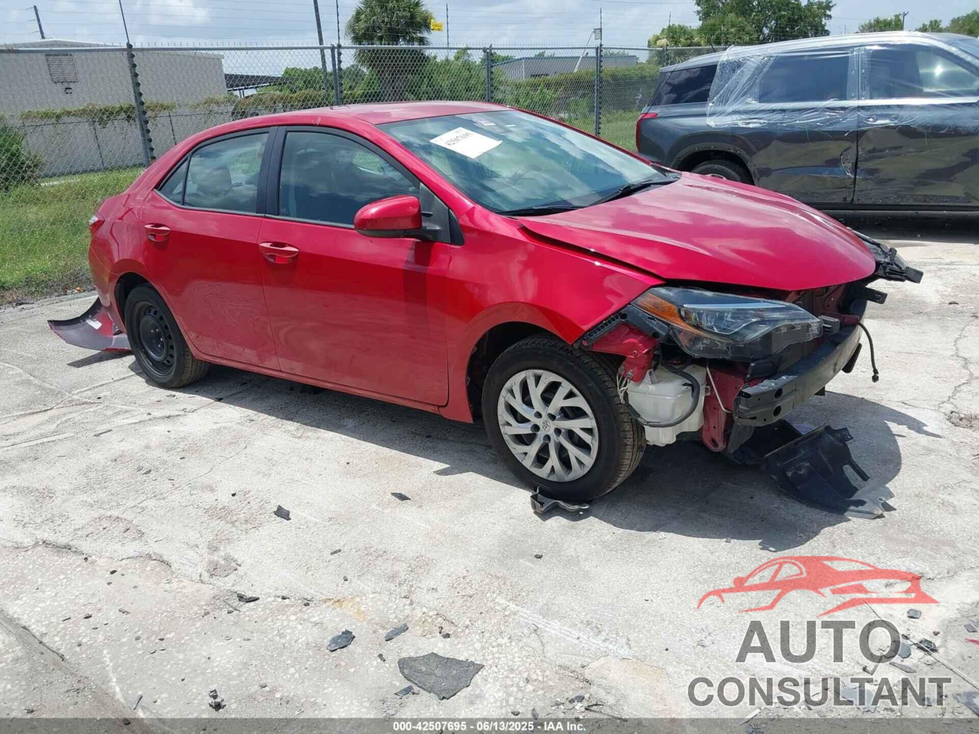 TOYOTA COROLLA 2019 - 2T1BURHE8KC192522