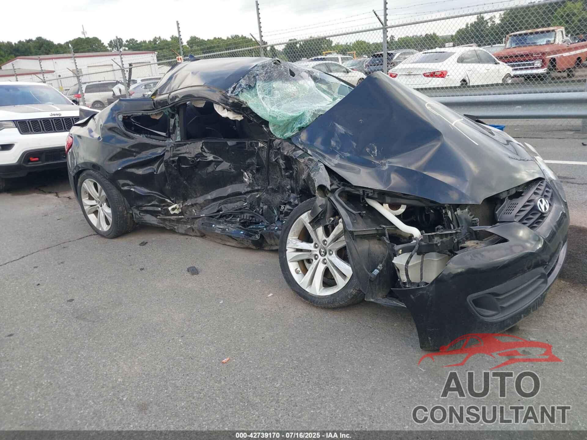 HYUNDAI GENESIS COUPE 2012 - KMHHT6KD9CU066018