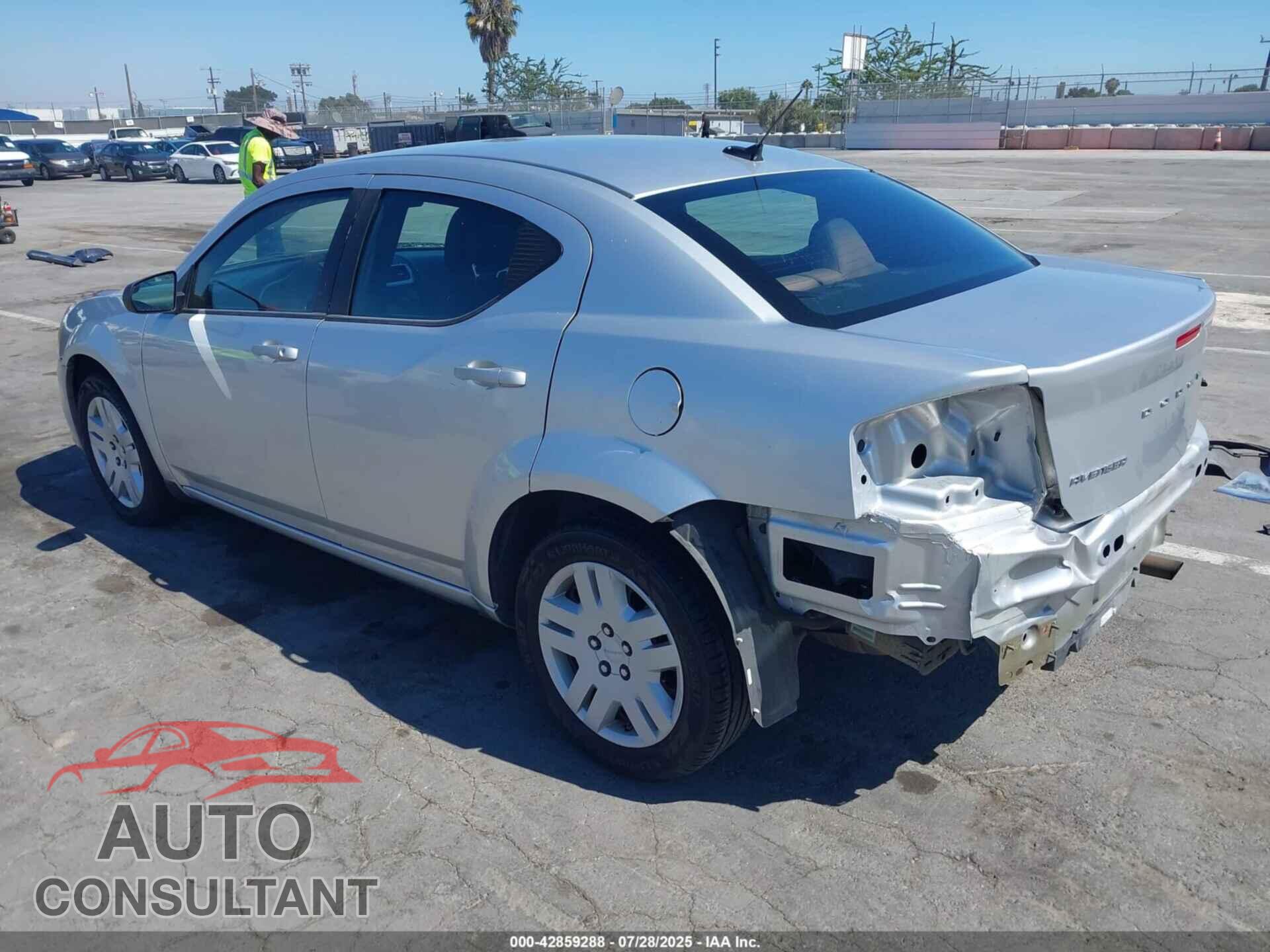 DODGE AVENGER 2012 - 1C3CDZAB7CN216767