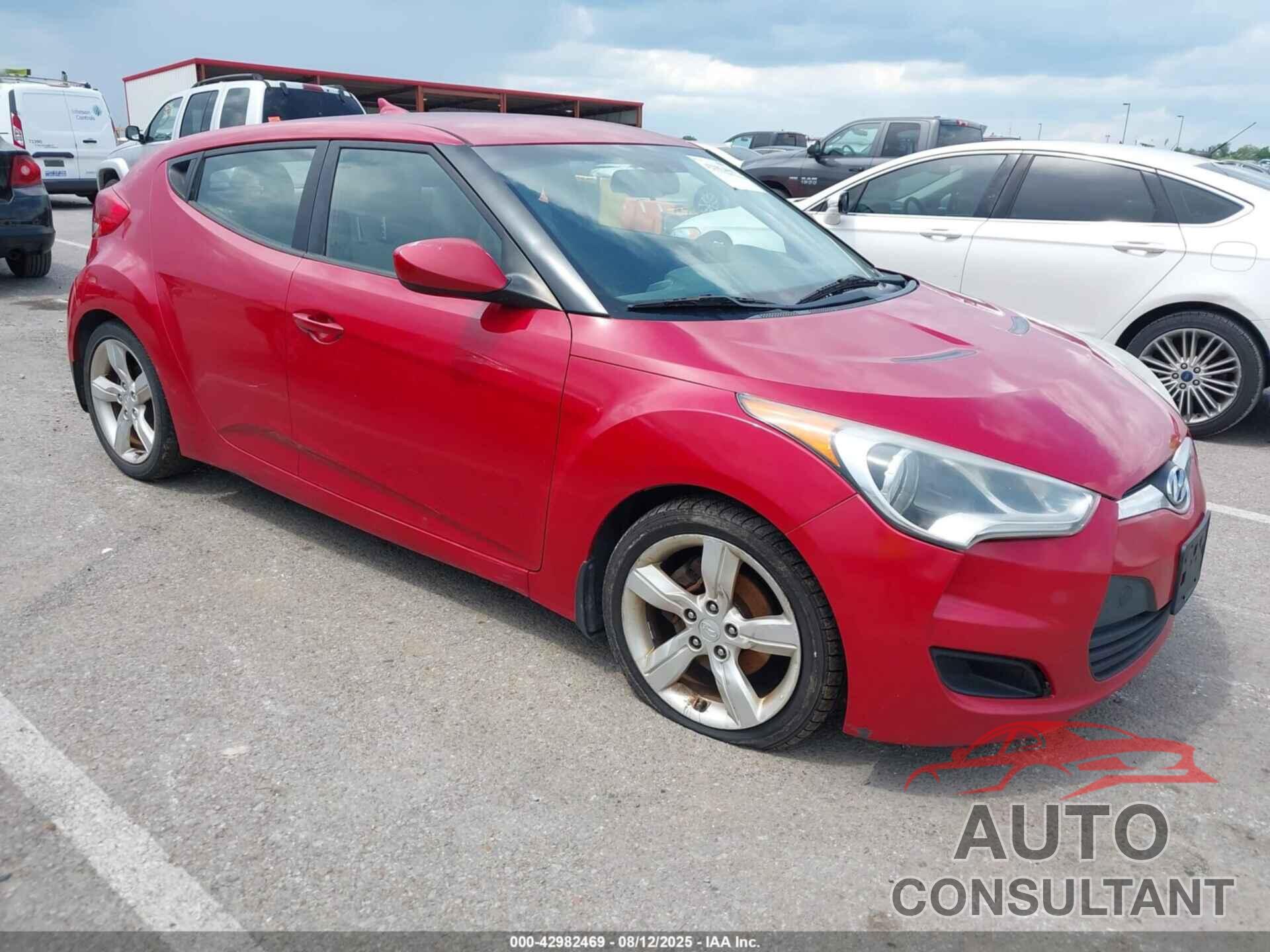 HYUNDAI VELOSTER 2012 - KMHTC6AD8CU049612