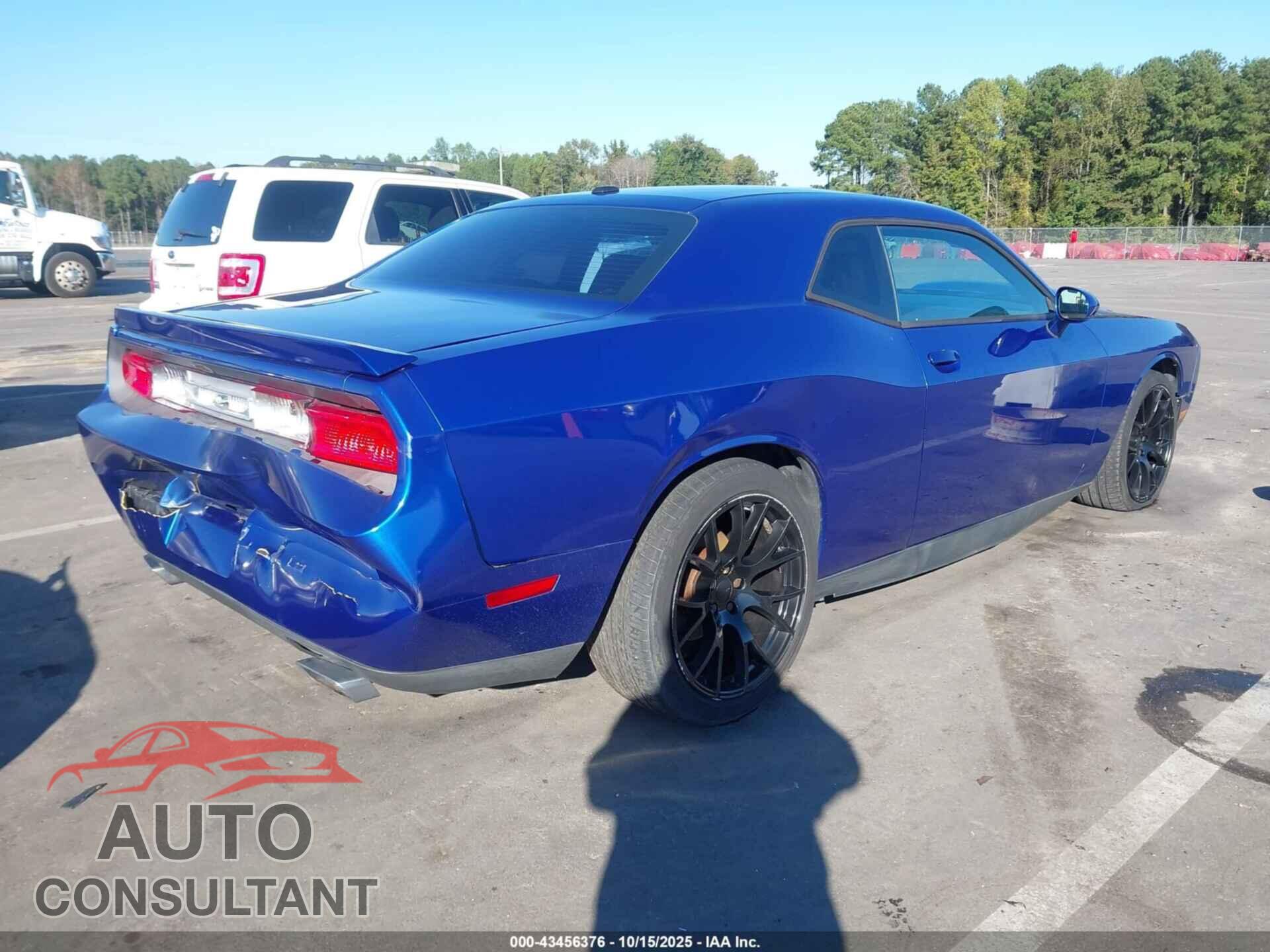 DODGE CHALLENGER 2012 - 2C3CDYAG2CH239064