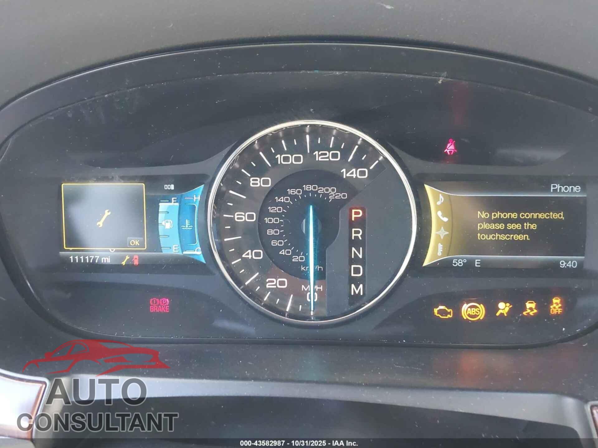 FORD EDGE 2011 - 2FMDK3KC0BBB14405