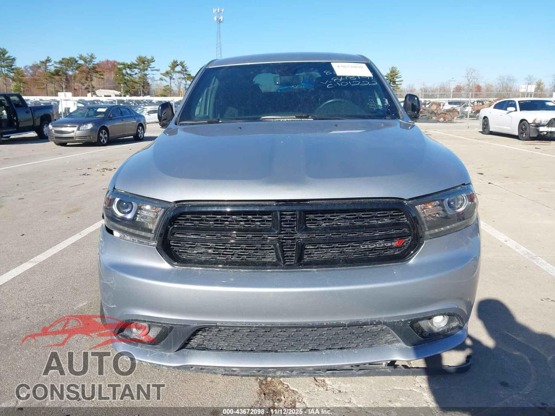 DODGE DURANGO 2019 - 1C4RDJAGXKC848191