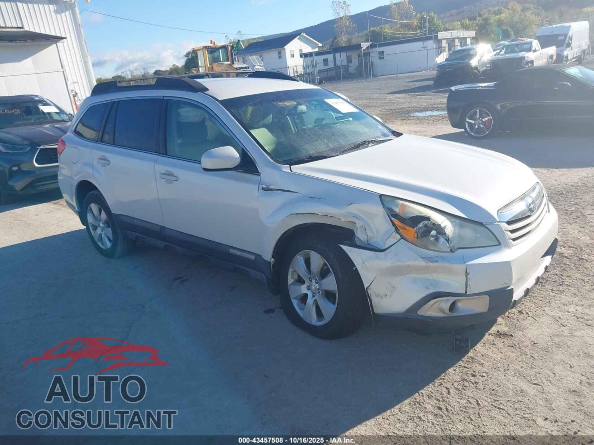 SUBARU OUTBACK 2011 - 4S4BRBCC7B3365658