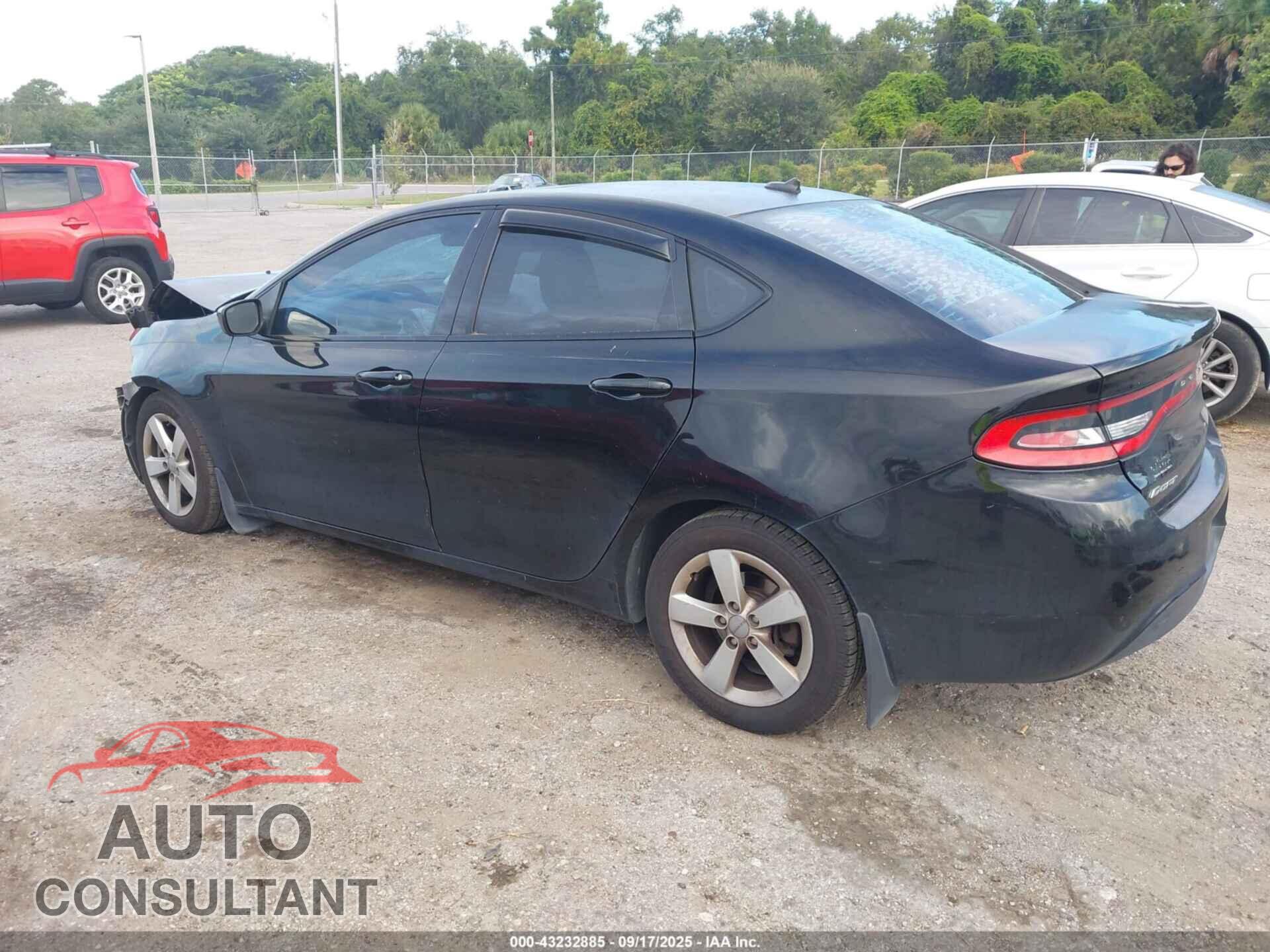 DODGE DART 2015 - 1C3CDFBB2FD363697
