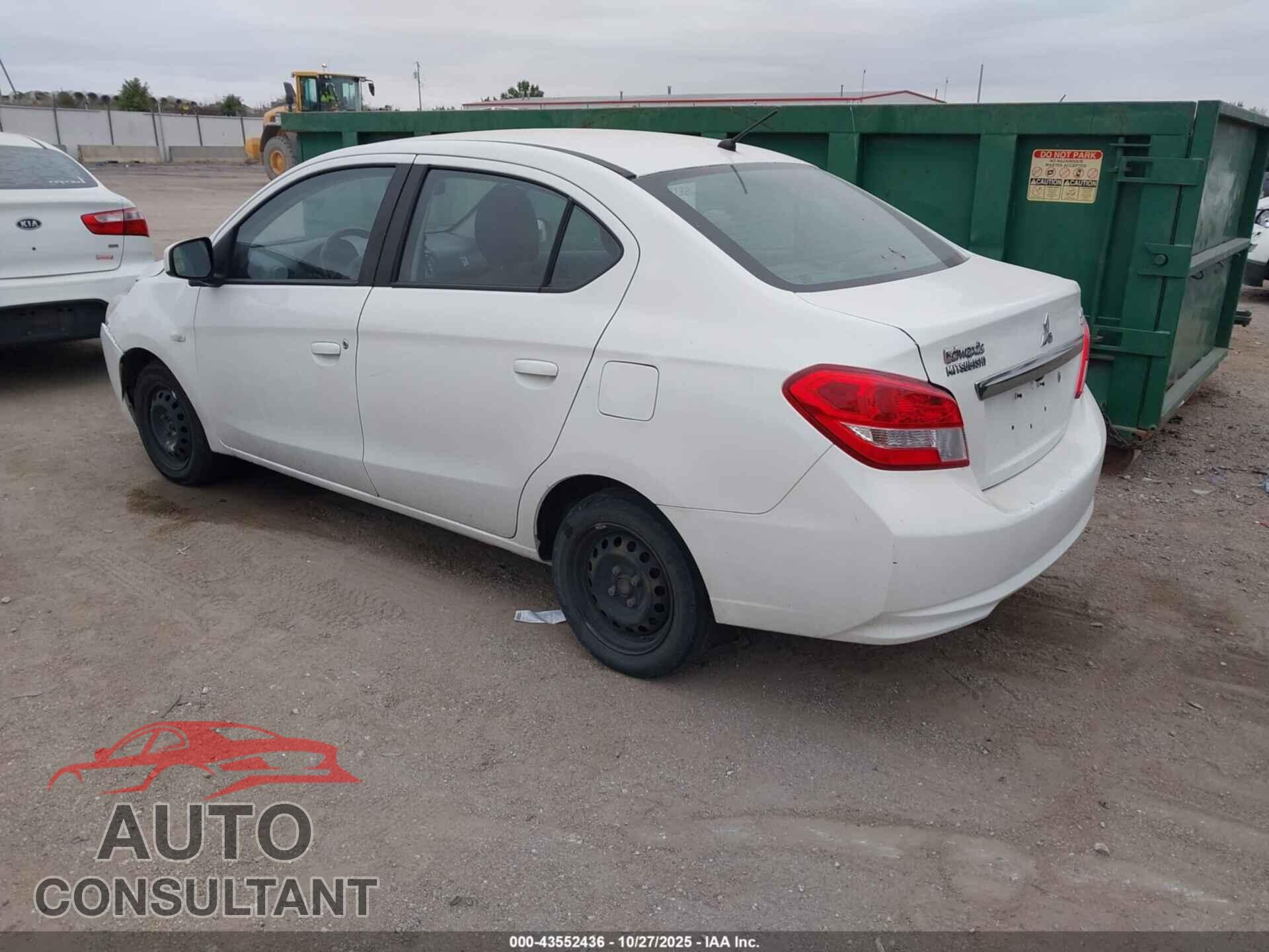 MITSUBISHI MIRAGE G4 2017 - ML32F3FJ8HHF06249