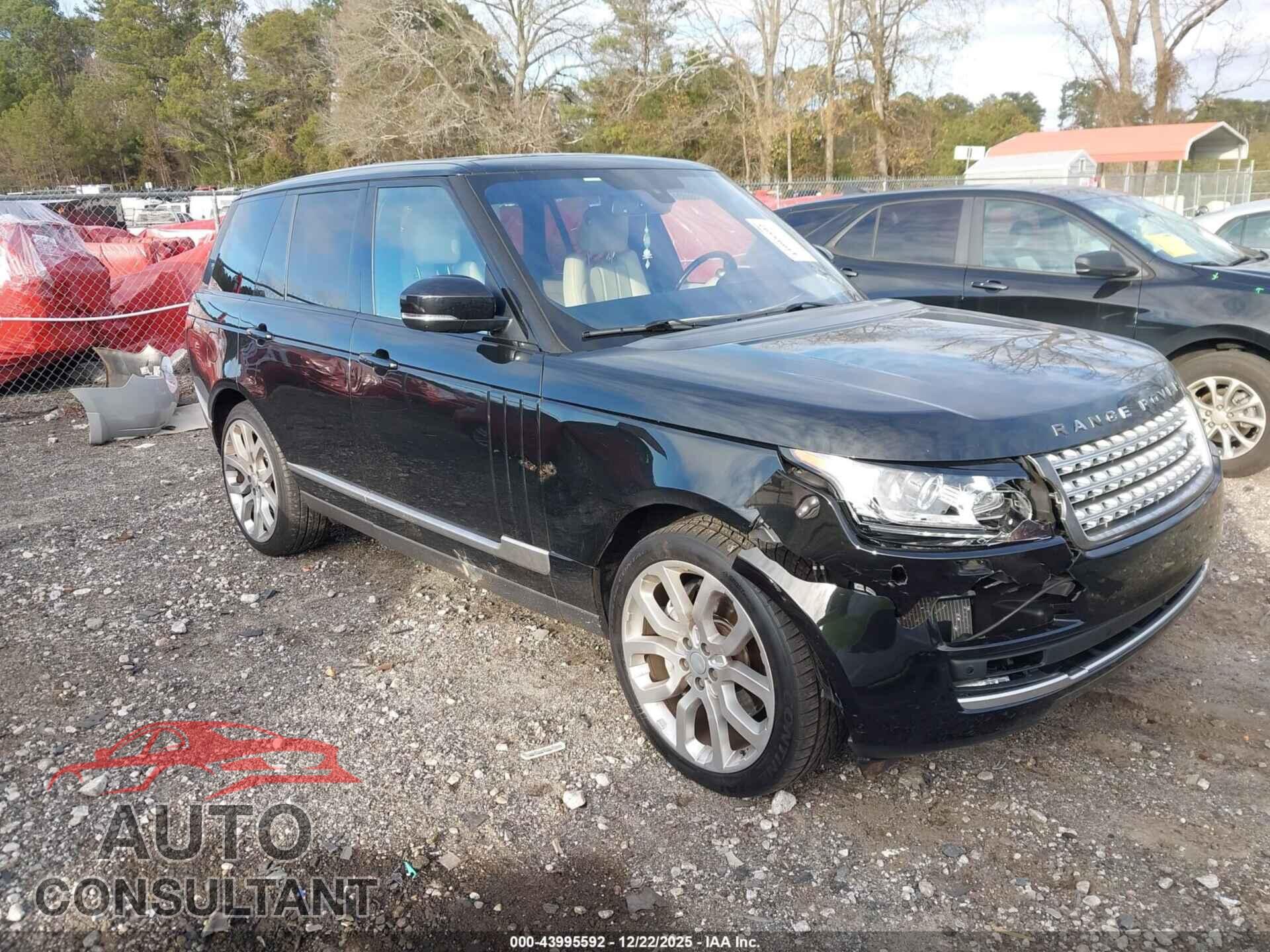 LAND ROVER RANGE ROVER 2016 - SALGS2VF4GA279712
