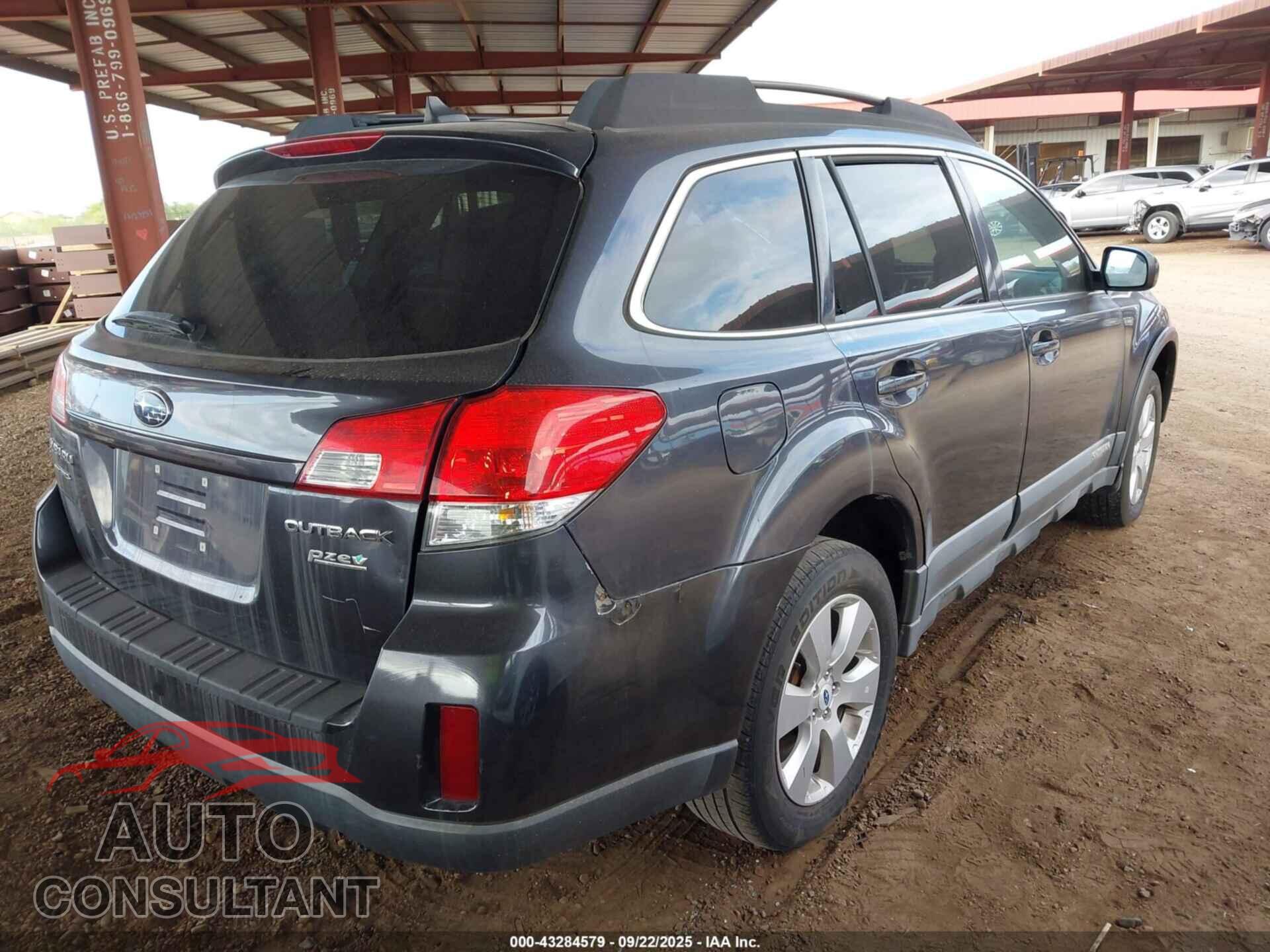 SUBARU OUTBACK 2012 - 4S4BRBLC4C3272291