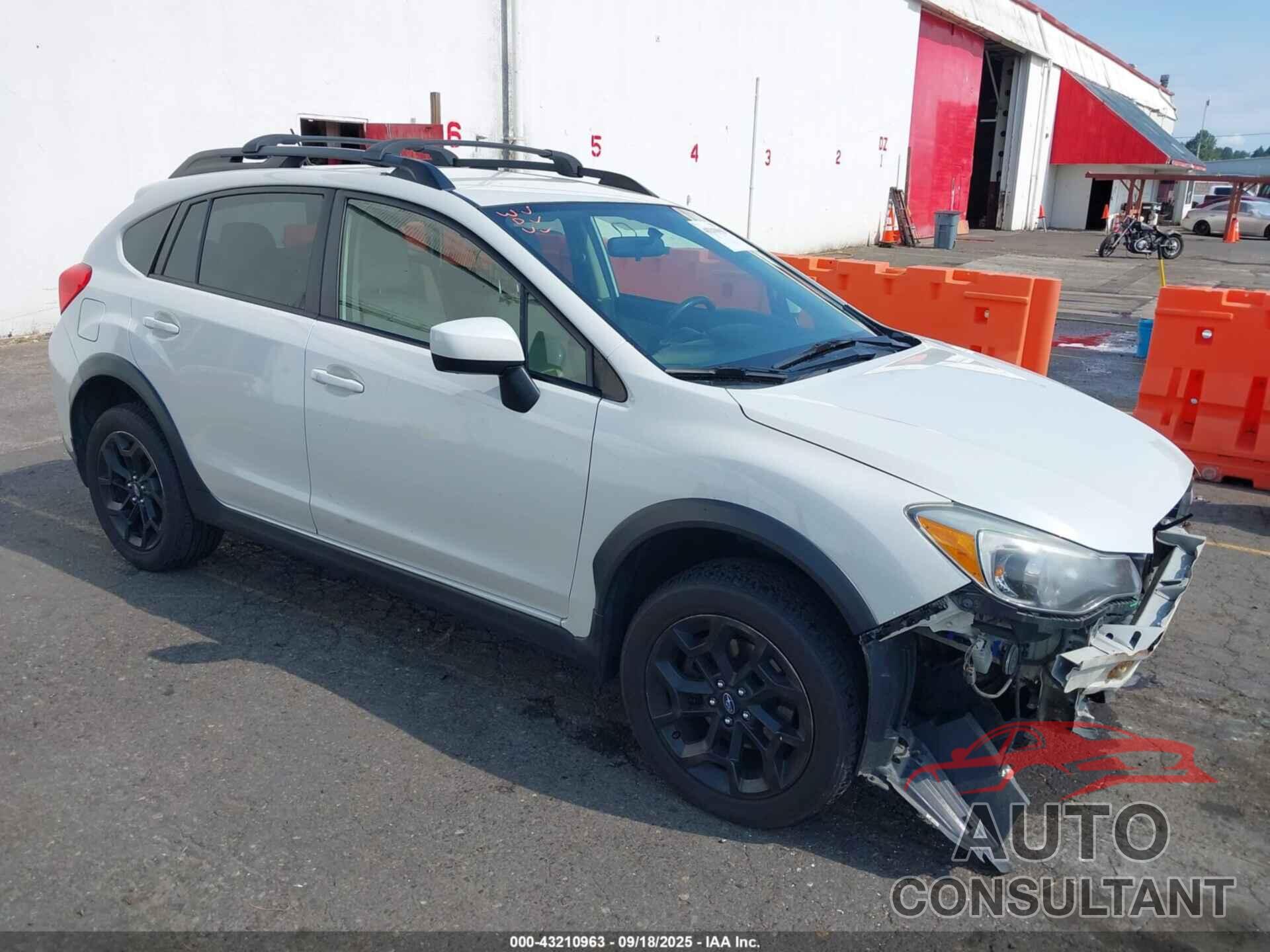 SUBARU CROSSTREK 2017 - JF2GPABCXH9206314
