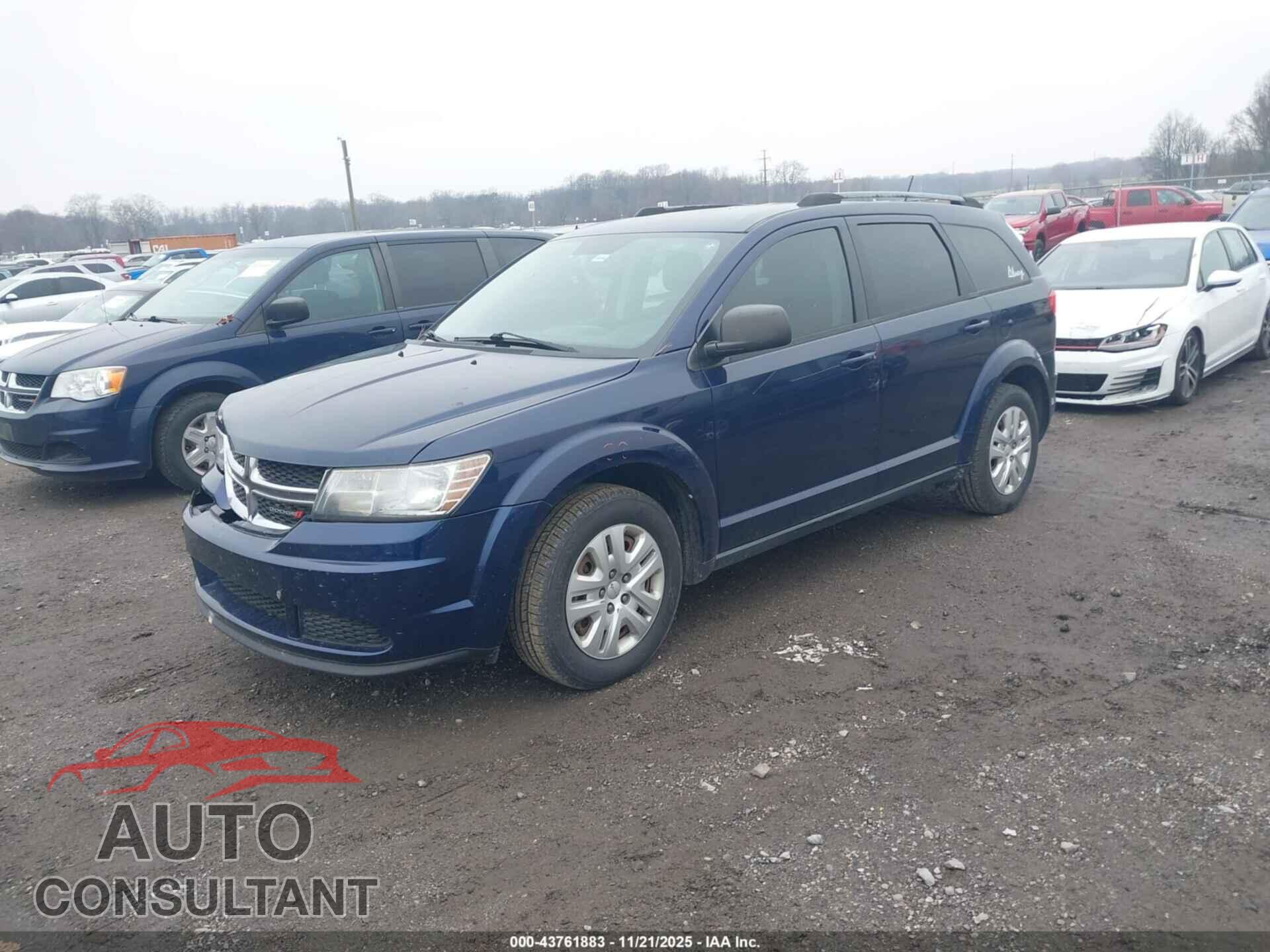 DODGE JOURNEY 2017 - 3C4PDCAB8HT676537