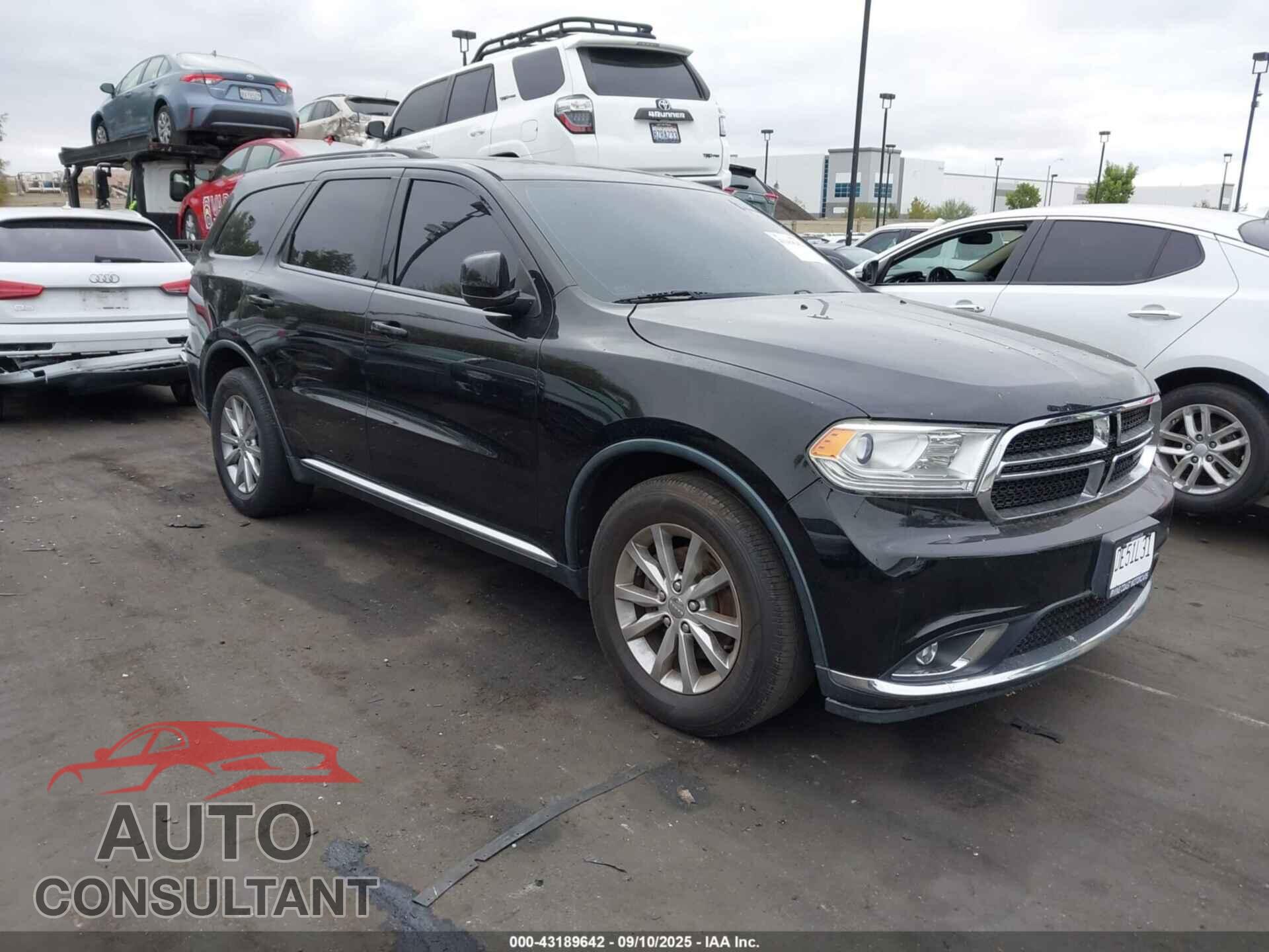 DODGE DURANGO 2017 - 1C4RDHAG4HC709191