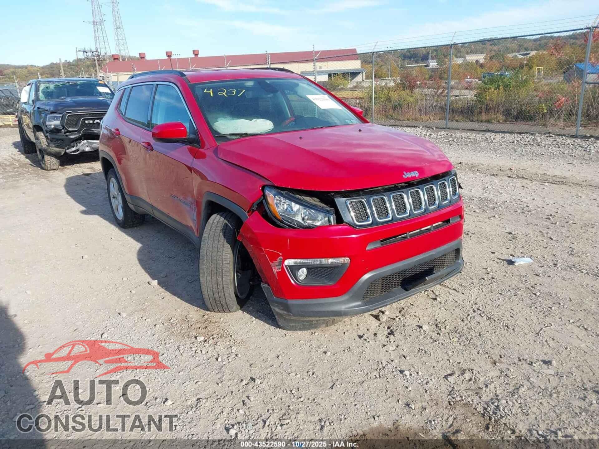 JEEP COMPASS 2019 - 3C4NJDBB1KT704237