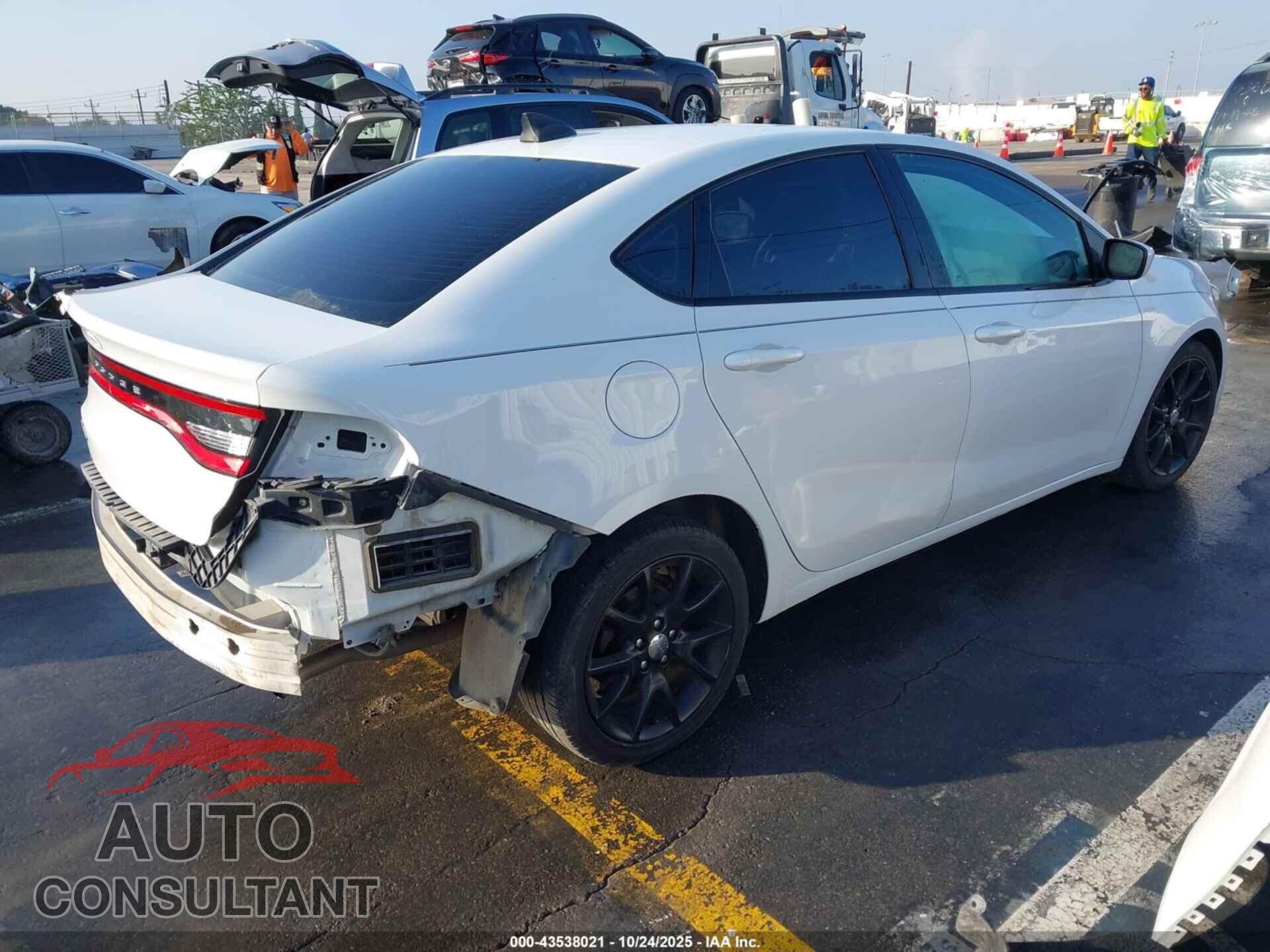DODGE DART 2015 - 1C3CDFBB6FD116585