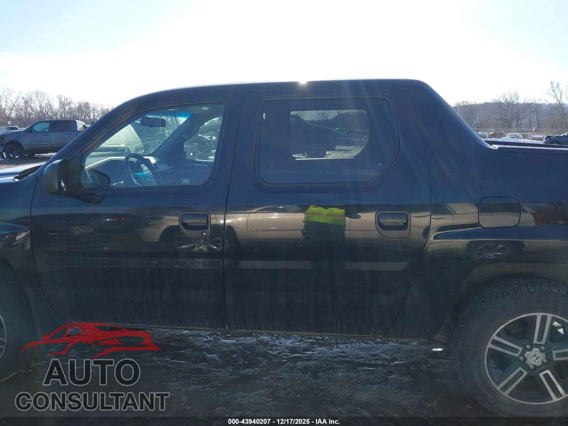 HONDA RIDGELINE 2012 - 5FPYK1F76CB455102