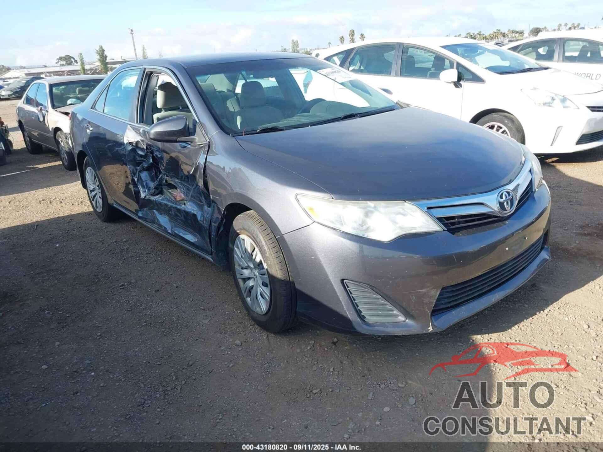 TOYOTA CAMRY 2012 - 4T4BF1FK9CR244122