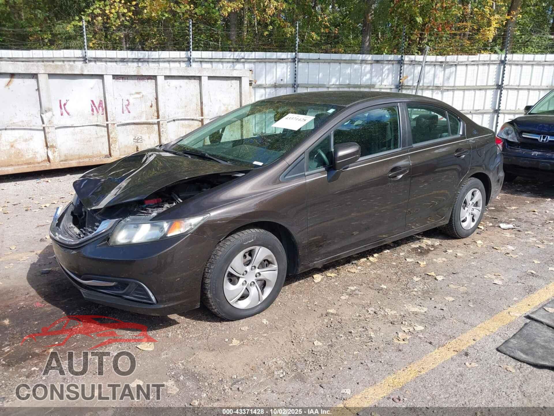 HONDA CIVIC 2014 - 2HGFB2F54EH502811