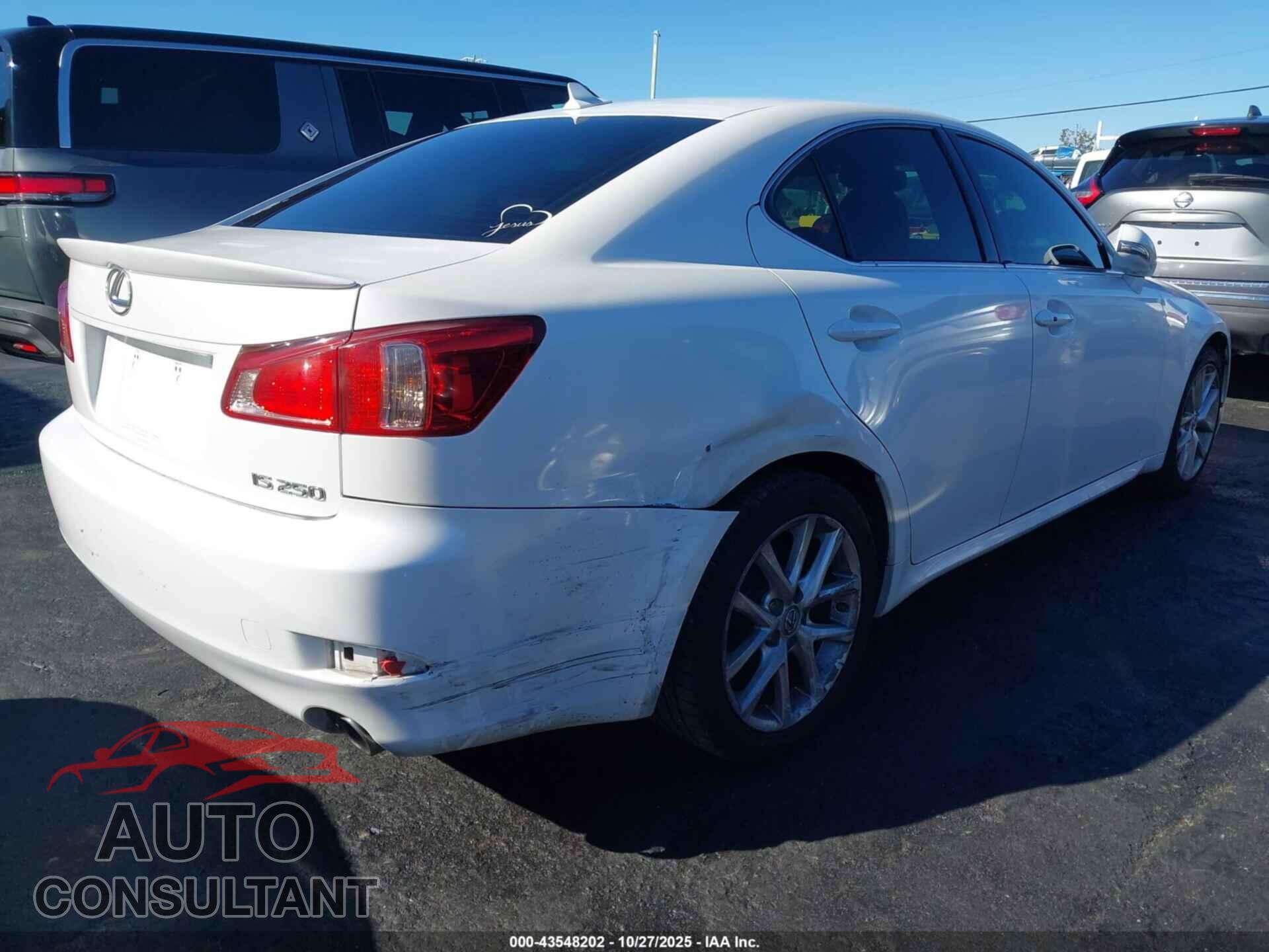LEXUS IS 250 2012 - JTHBF5C2XC5179638