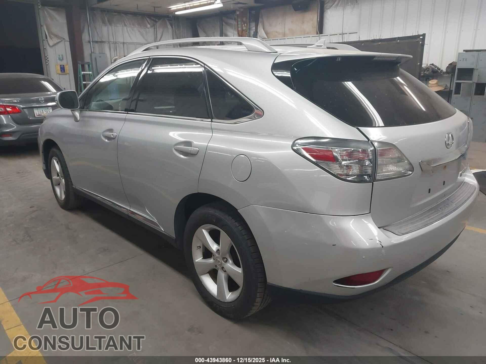 LEXUS RX 350 2011 - 2T2BK1BA2BC094482