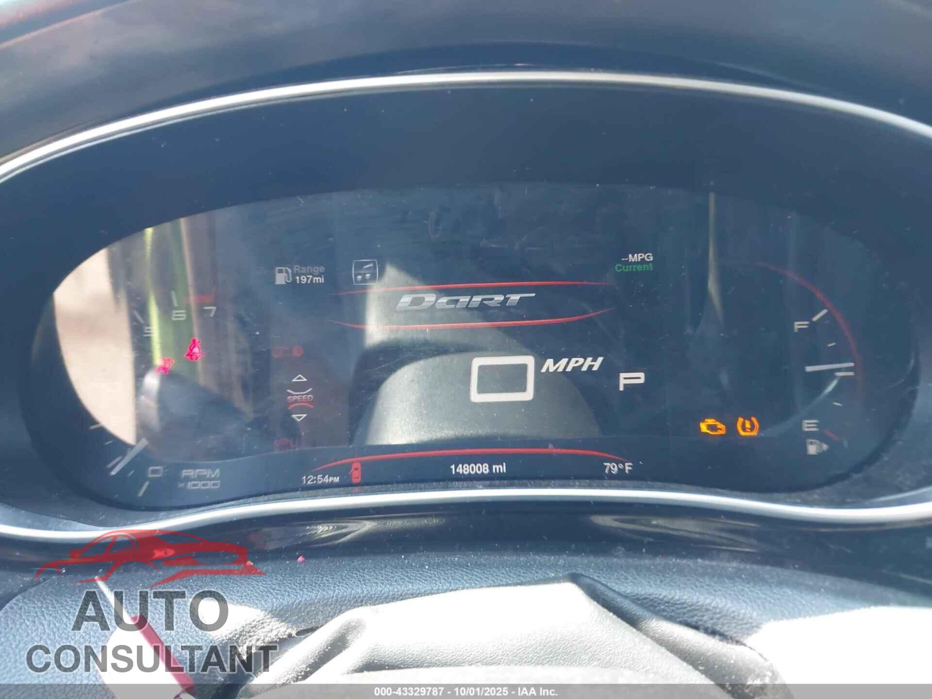 DODGE DART 2013 - 1C3CDFCA4DD293798