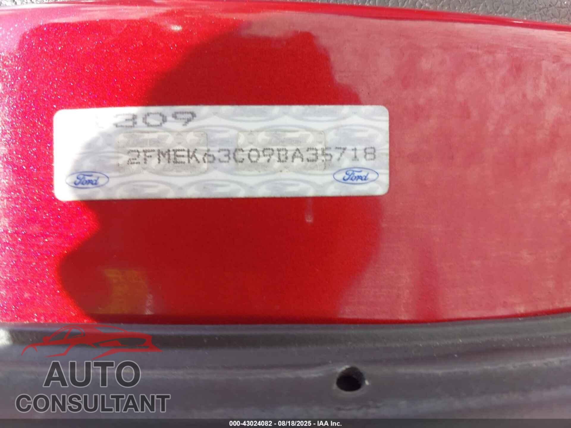 FORD FLEX 2009 - 2FMEK63C09BA35718