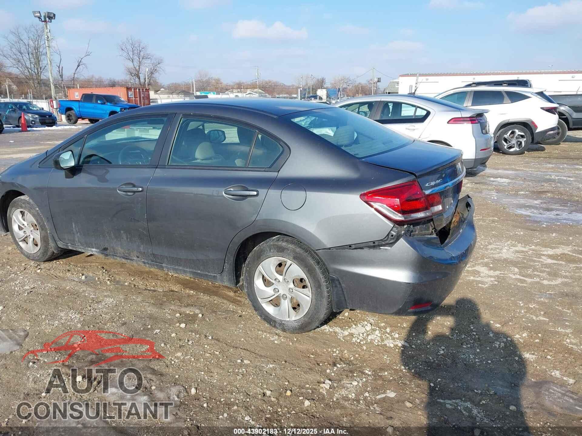 HONDA CIVIC 2013 - 2HGFB2F59DH598465