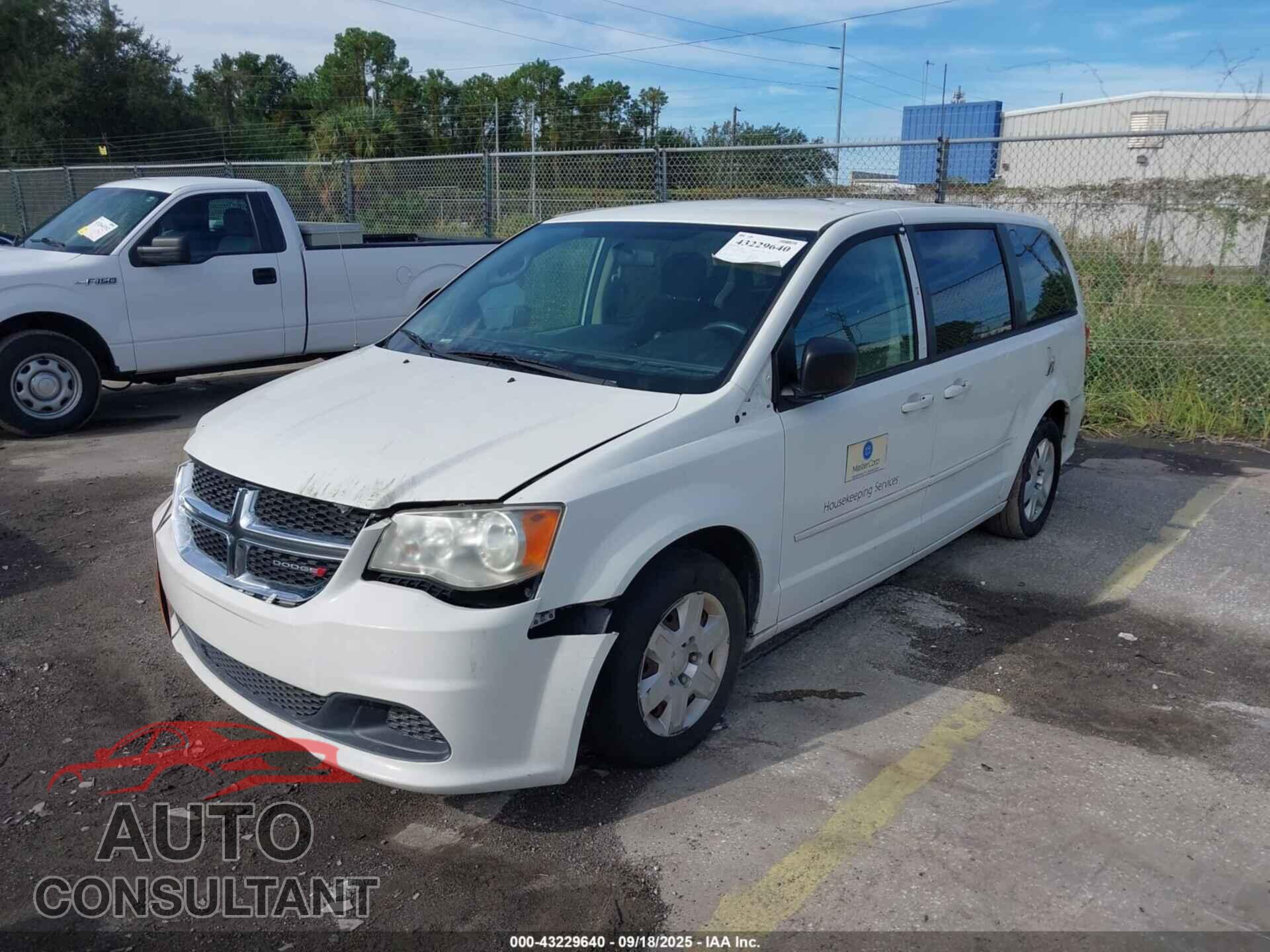 DODGE GRAND CARAVAN 2012 - 2C4RDGBG4CR405206