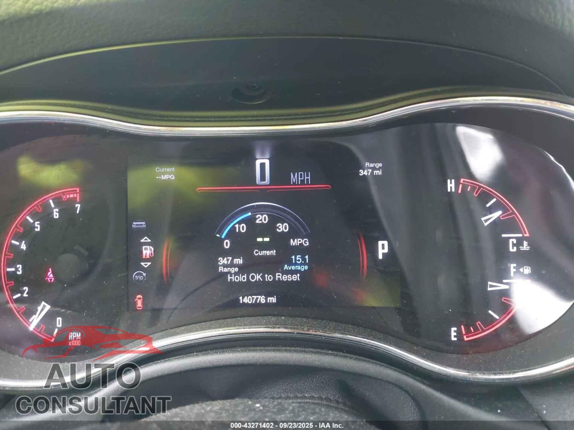 DODGE DURANGO 2015 - 1C4RDJDG0FC133020