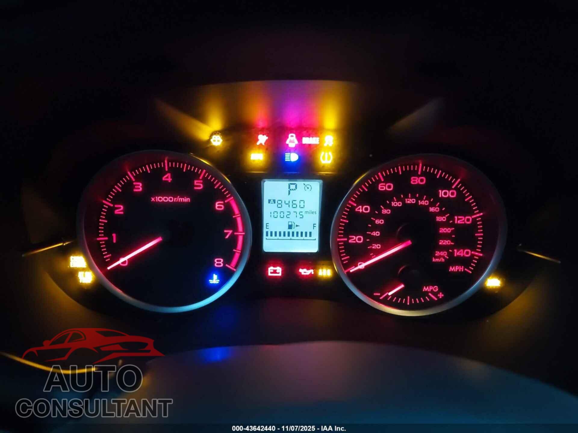 SUBARU FORESTER 2014 - JF2SJAAC0EH447801