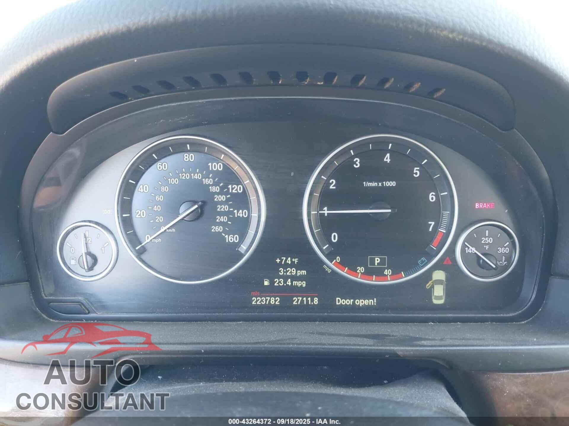 BMW 528I 2011 - WBAFR1C57BDS36067