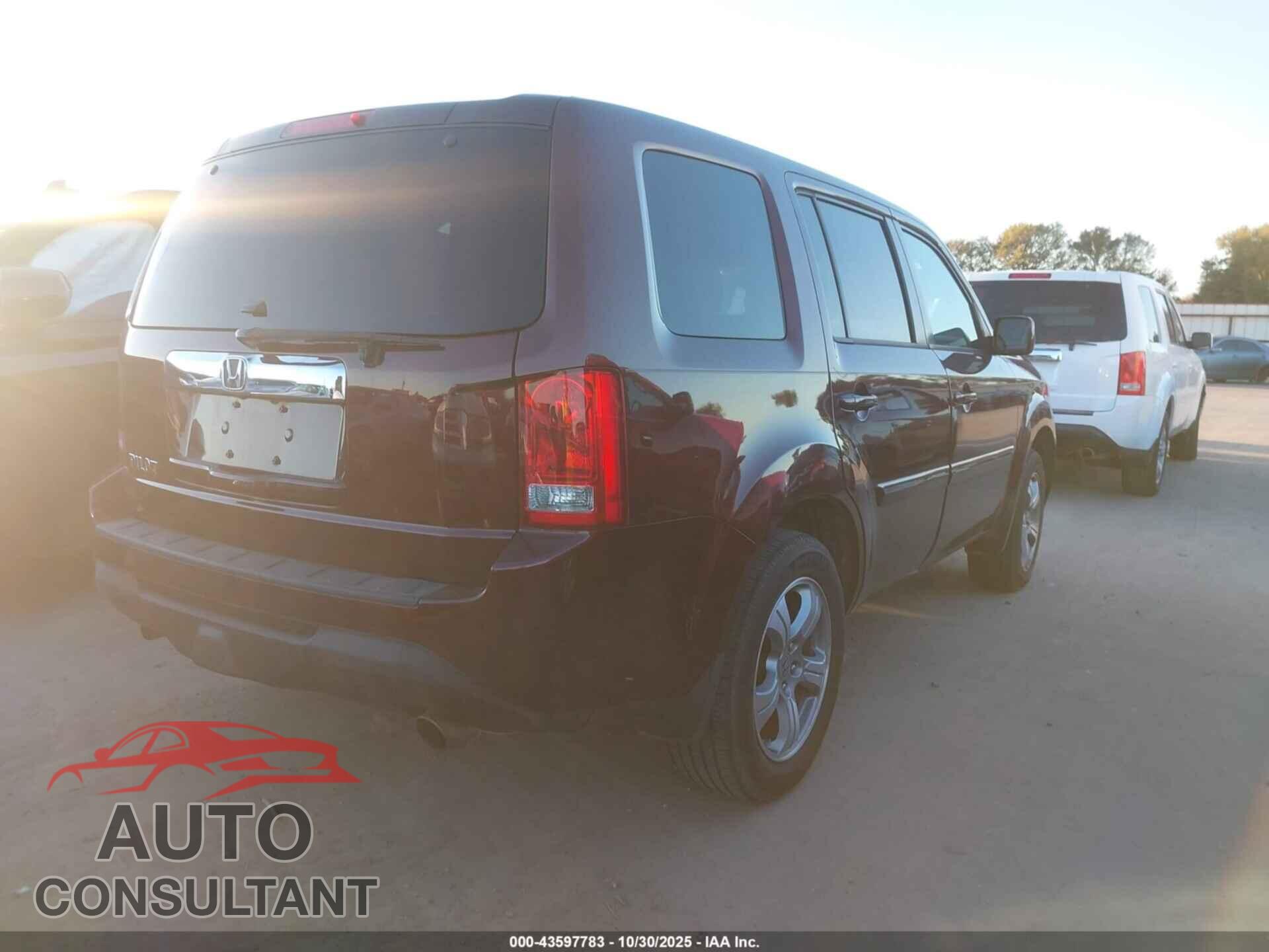 HONDA PILOT 2013 - 5FNYF3H67DB036447