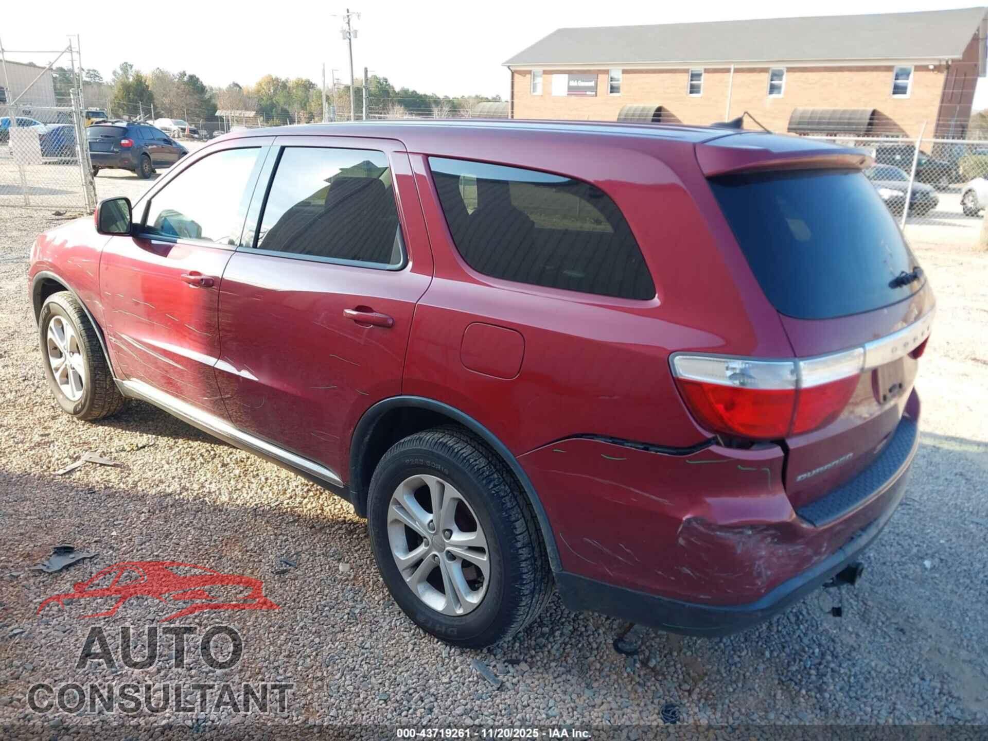 DODGE DURANGO 2013 - 1C4RDHAG4DC662156