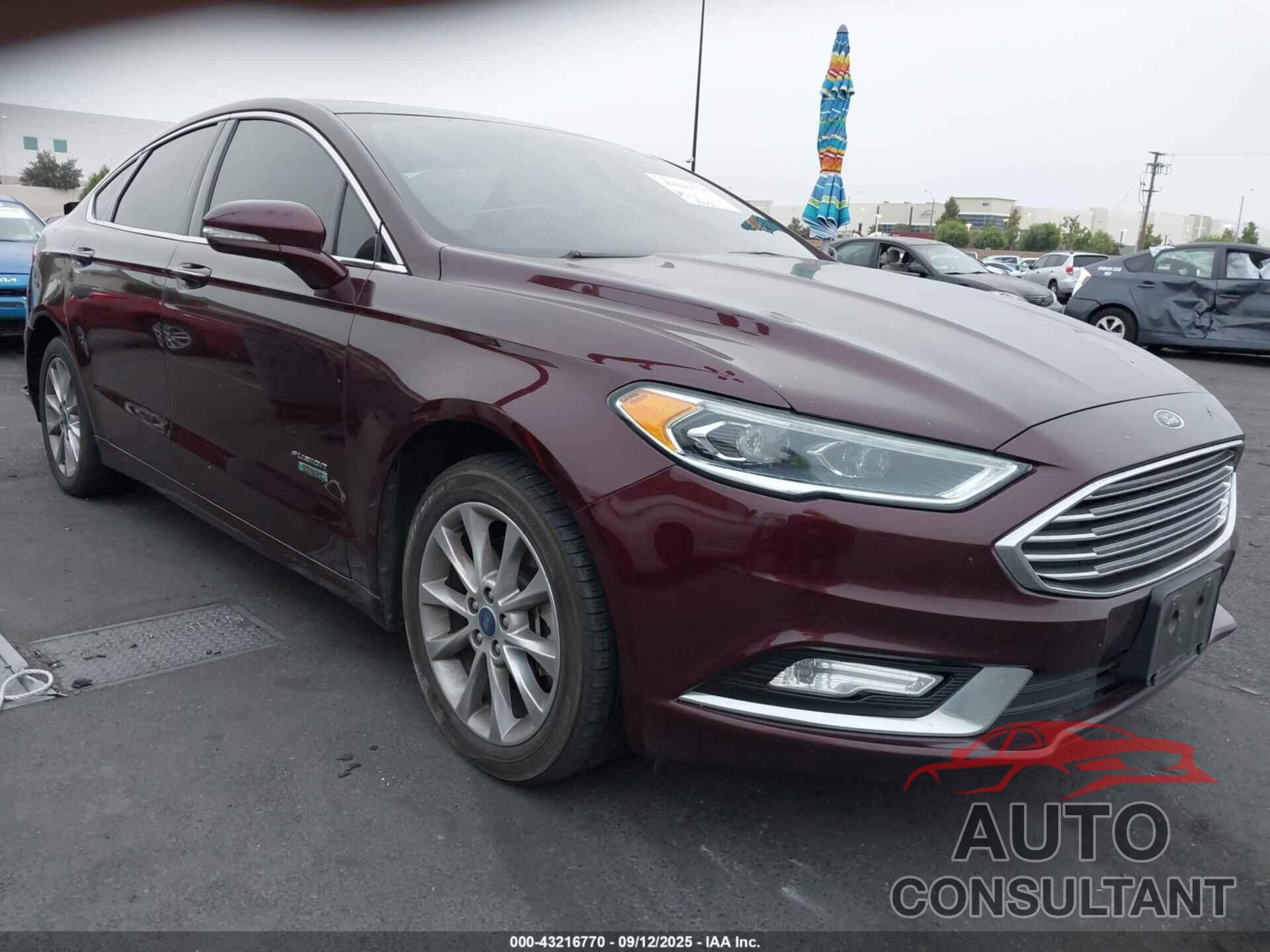 FORD FUSION ENERGI 2017 - 3FA6P0PUXHR379458