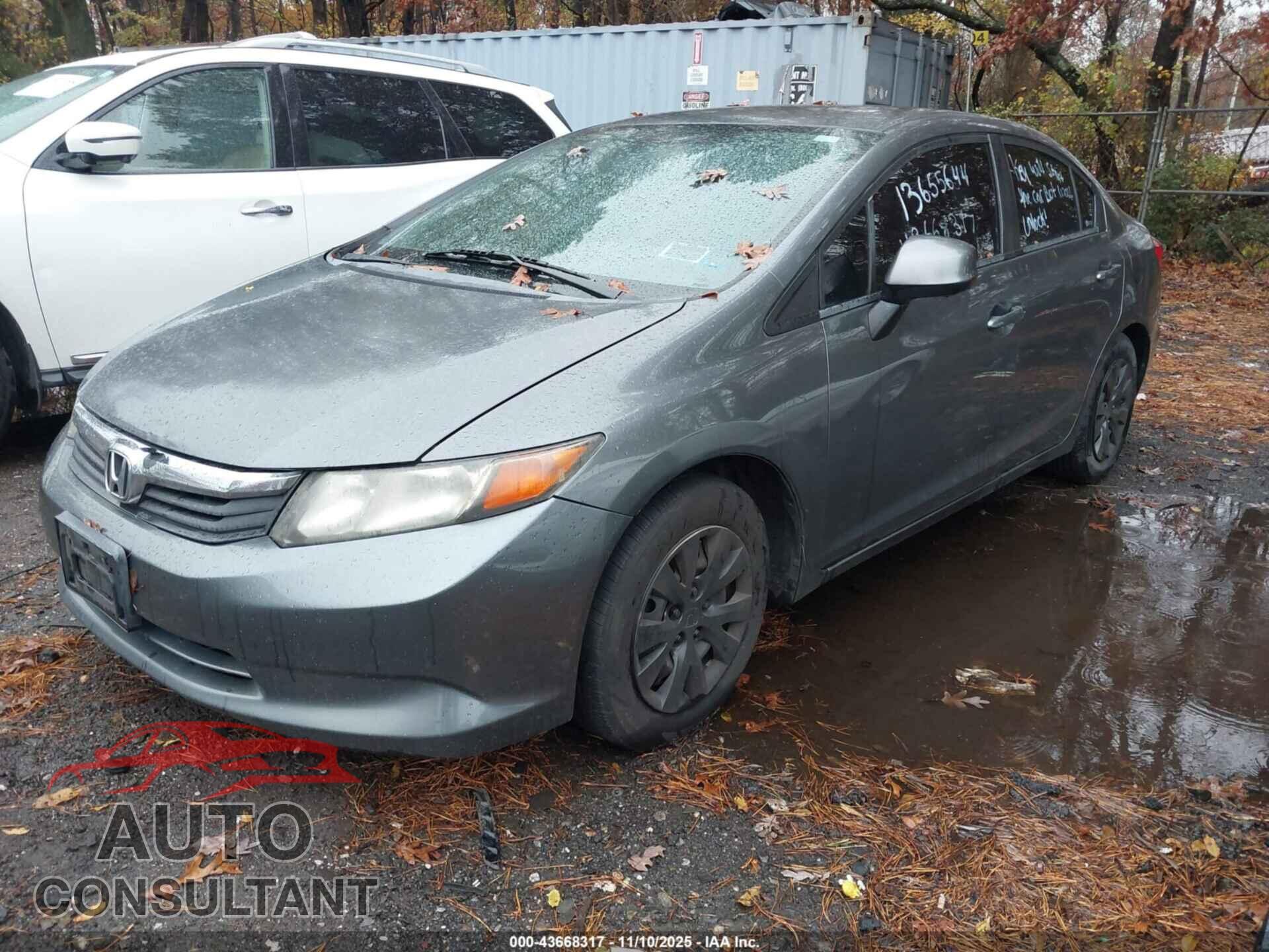 HONDA CIVIC 2012 - 2HGFB2F56CH318855