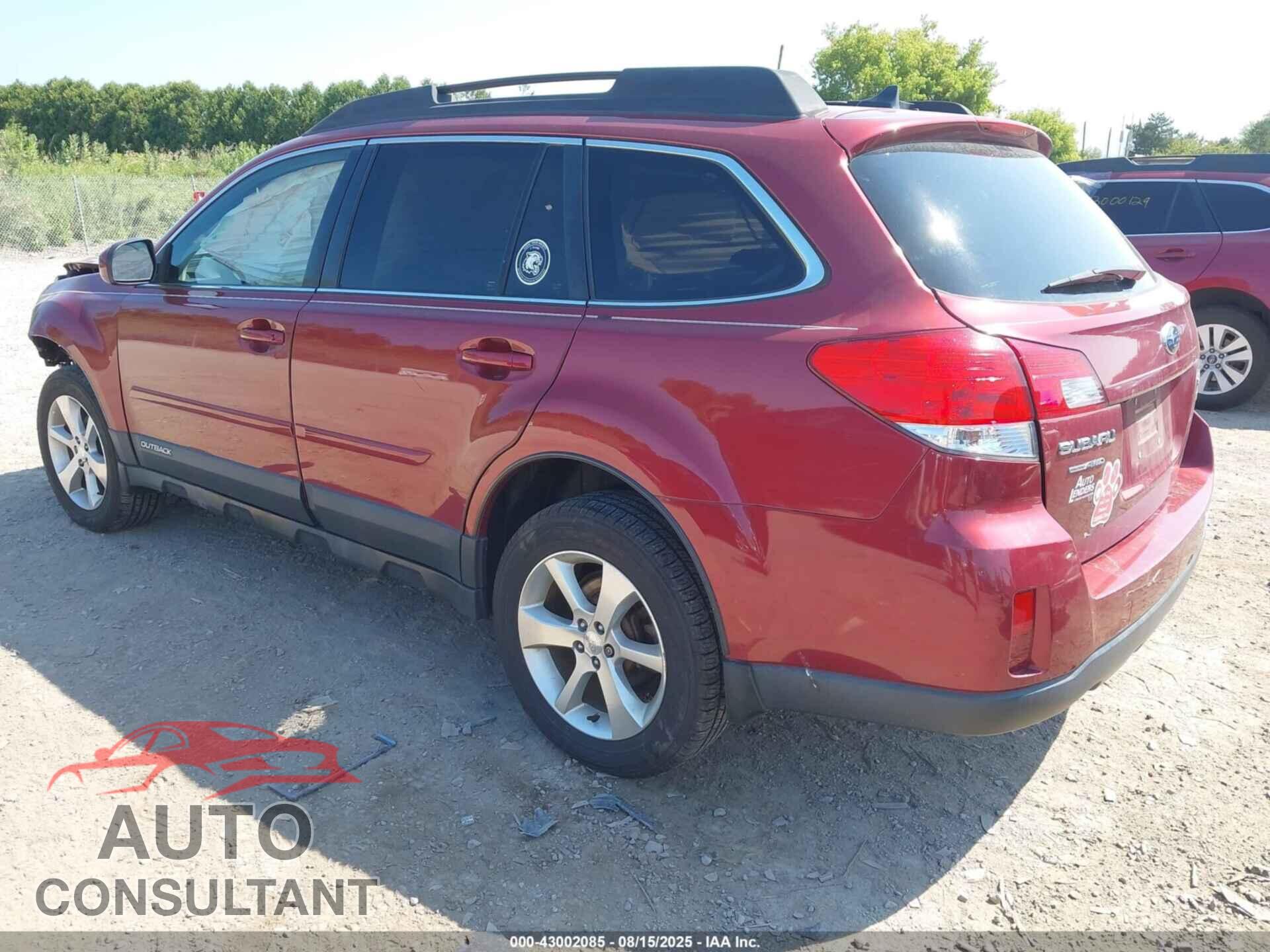 SUBARU OUTBACK 2013 - 4S4BRBKC8D3324721