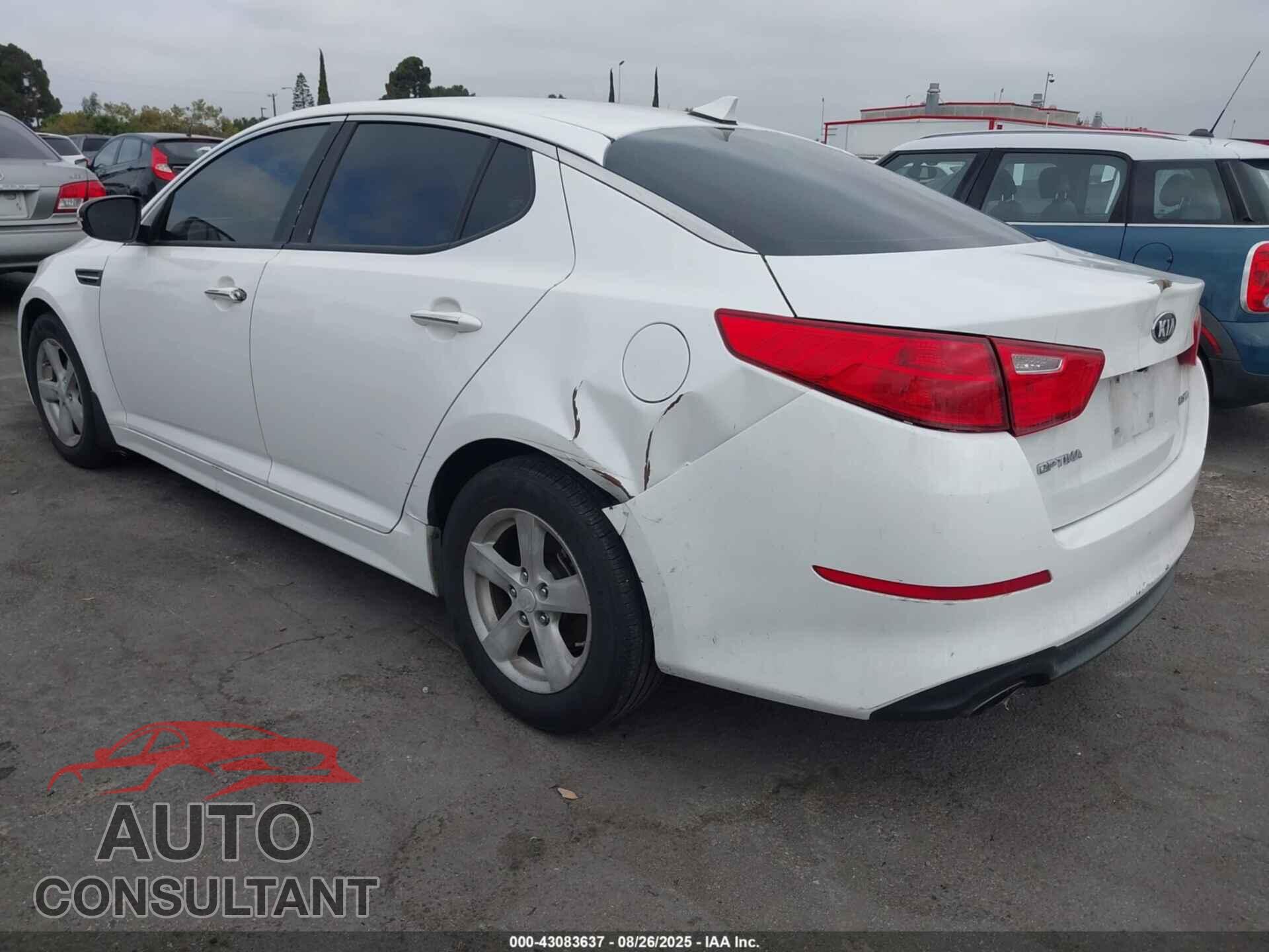KIA OPTIMA 2014 - KNAGM4A72E5523520