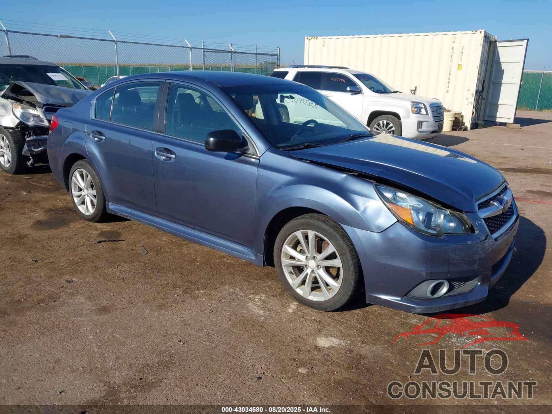 SUBARU LEGACY 2014 - 4S3BMCA60E3007053
