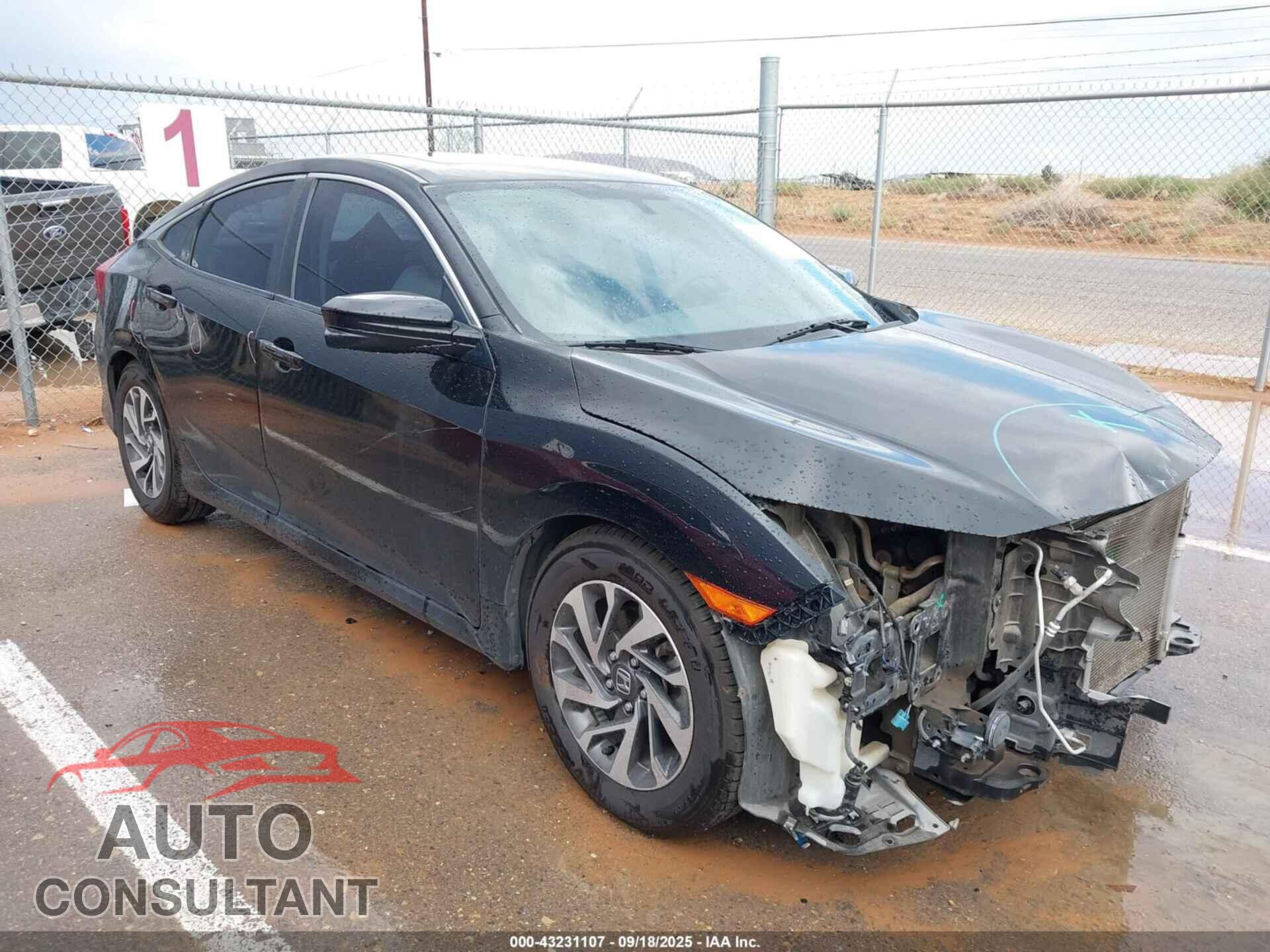 HONDA CIVIC 2017 - 19XFC2F76HE017633