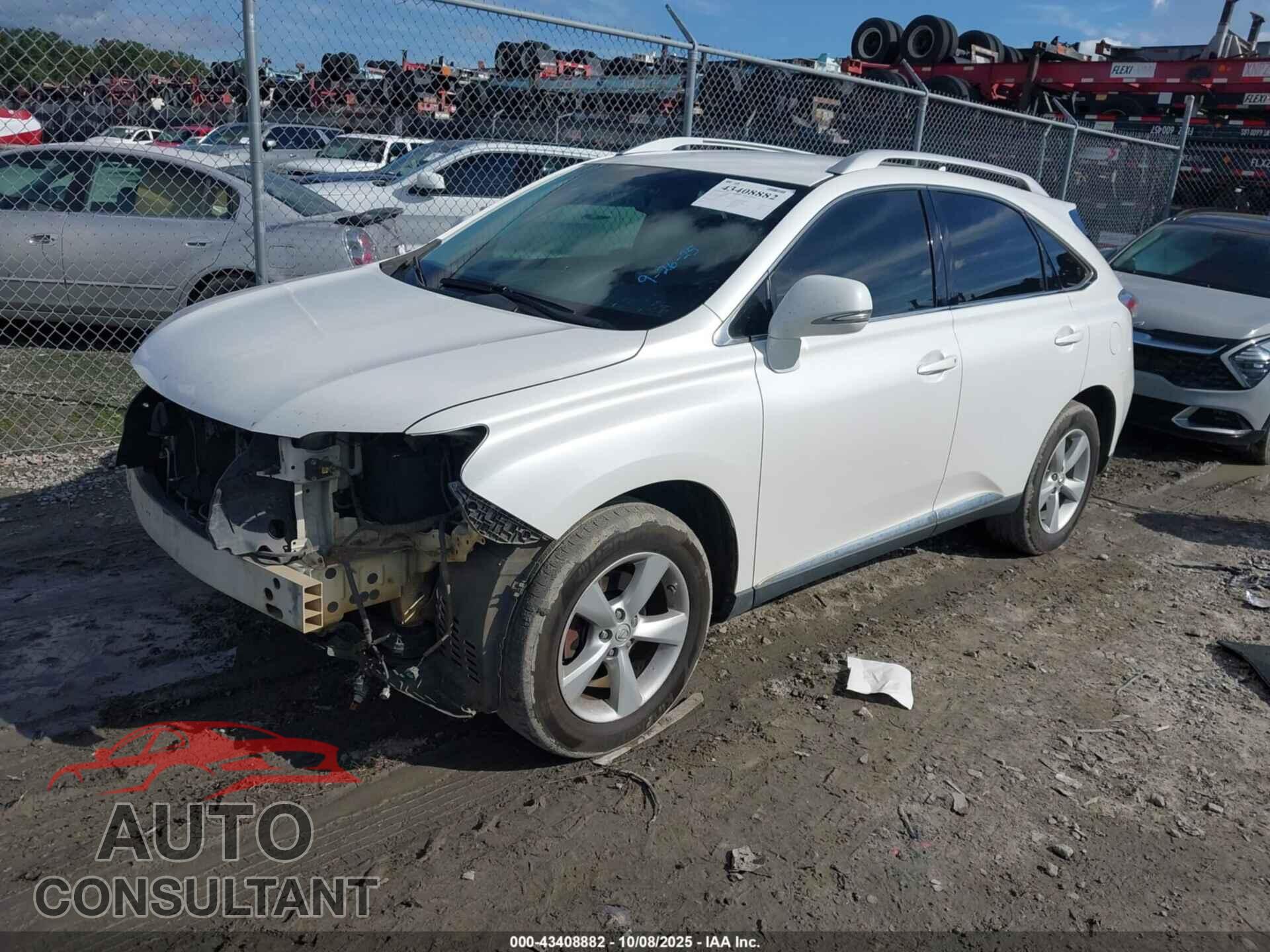 LEXUS RX 350 2010 - JTJZK1BA8A2409203