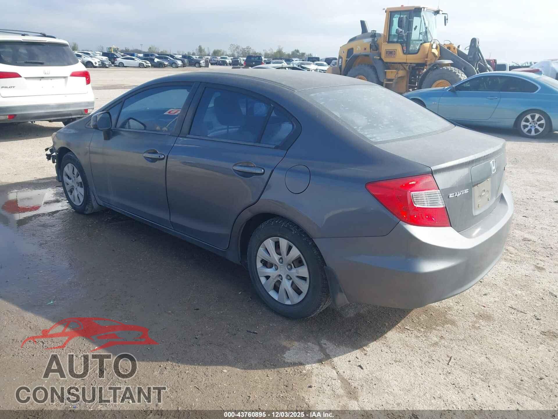 HONDA CIVIC 2012 - 2HGFB2F54CH583449