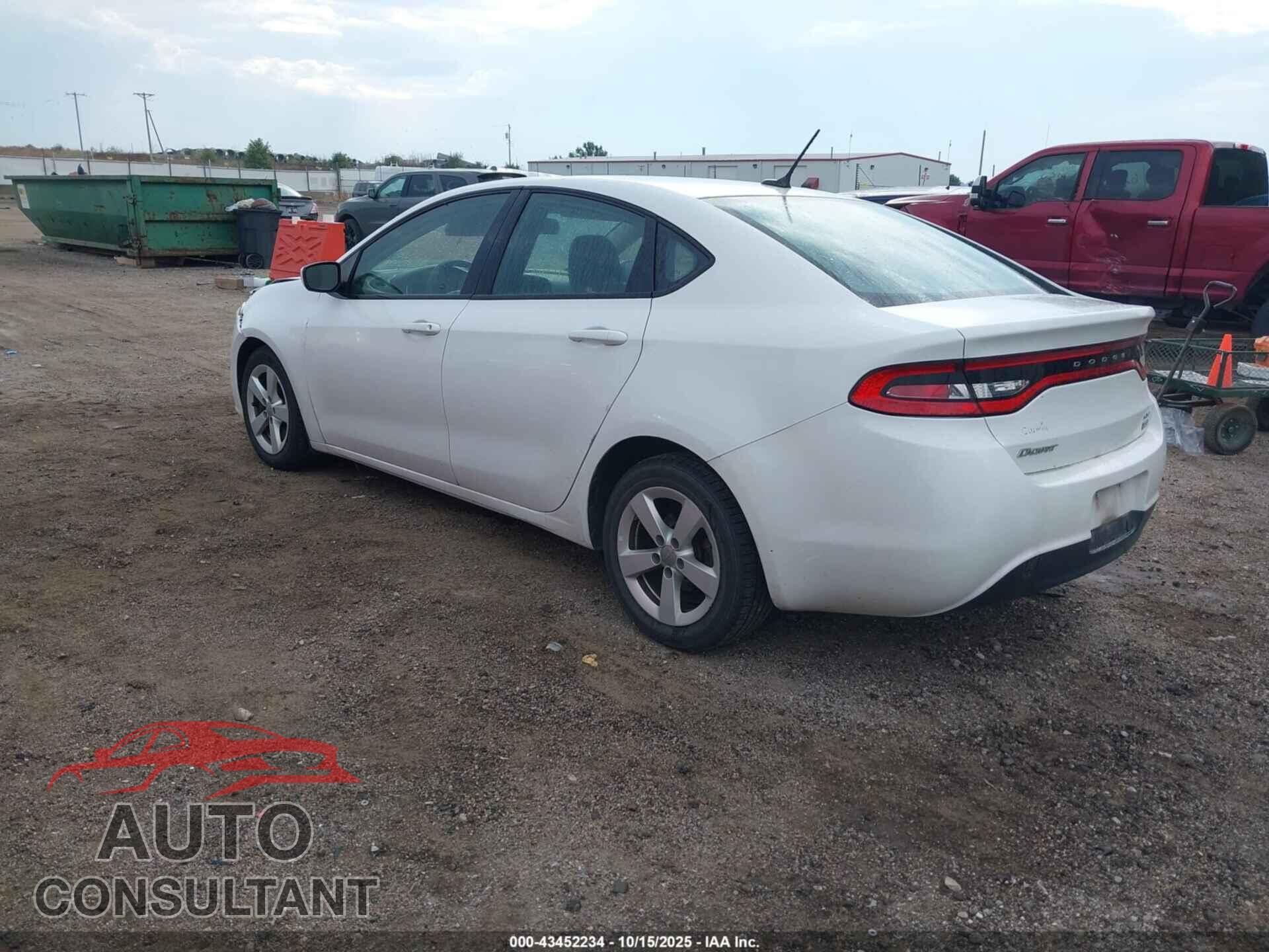 DODGE DART 2016 - 1C3CDFBA4GD584596